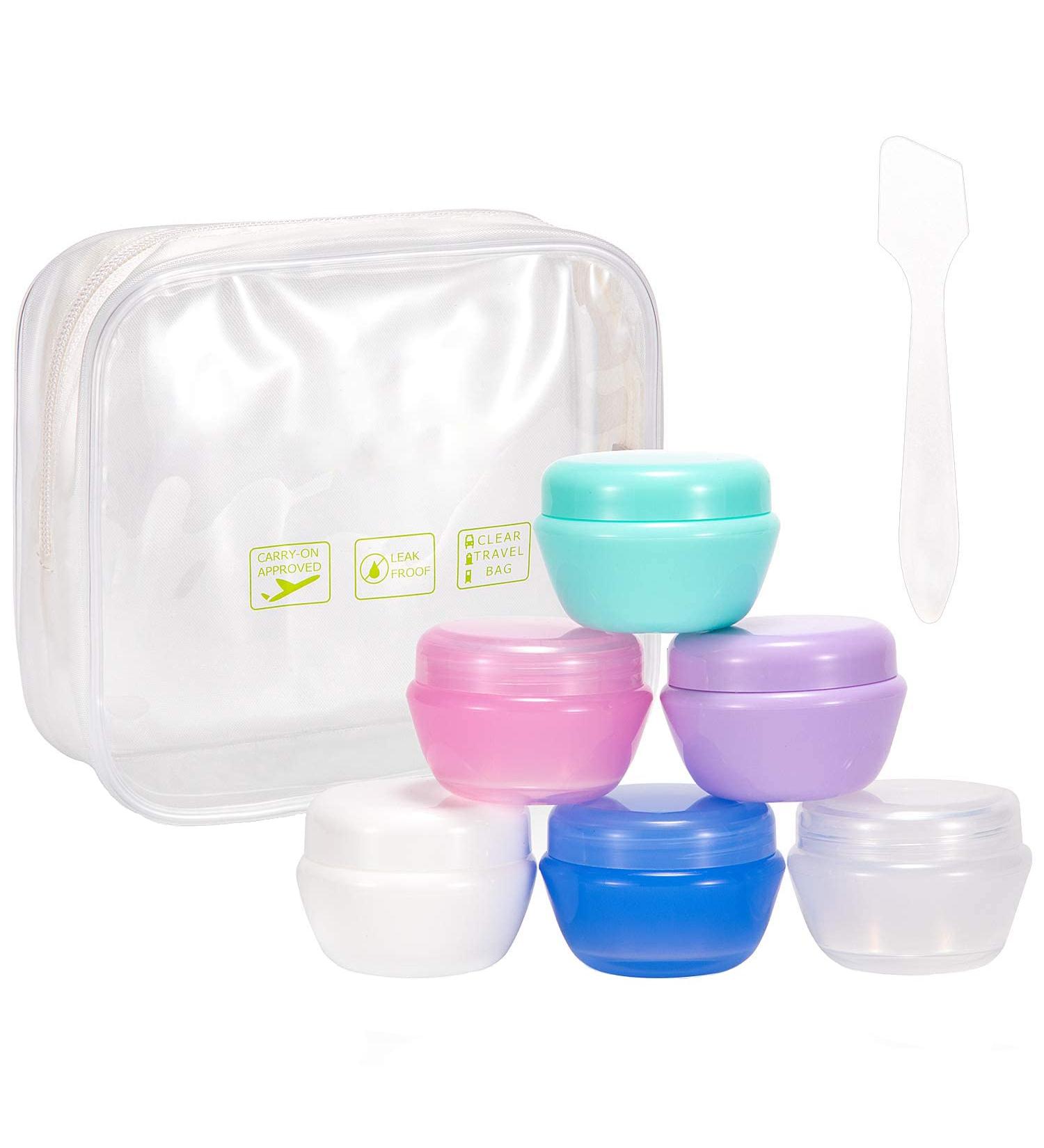 Zfven Cream Intelligence Travel Bottles - TSA-Tested BPA-Free Containers for Cosmetics & Toiletries (Set of 6 20g each) - Buy Online on GoSupps.com