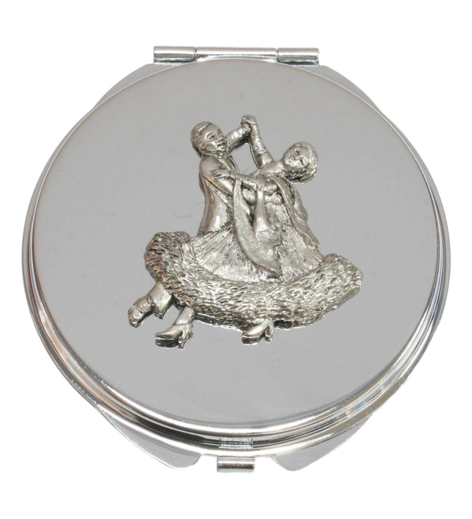Ballroom Dancing Compact Mirror Handbag Gift With Free Engraving 444 - Buy Online on GoSupps.com