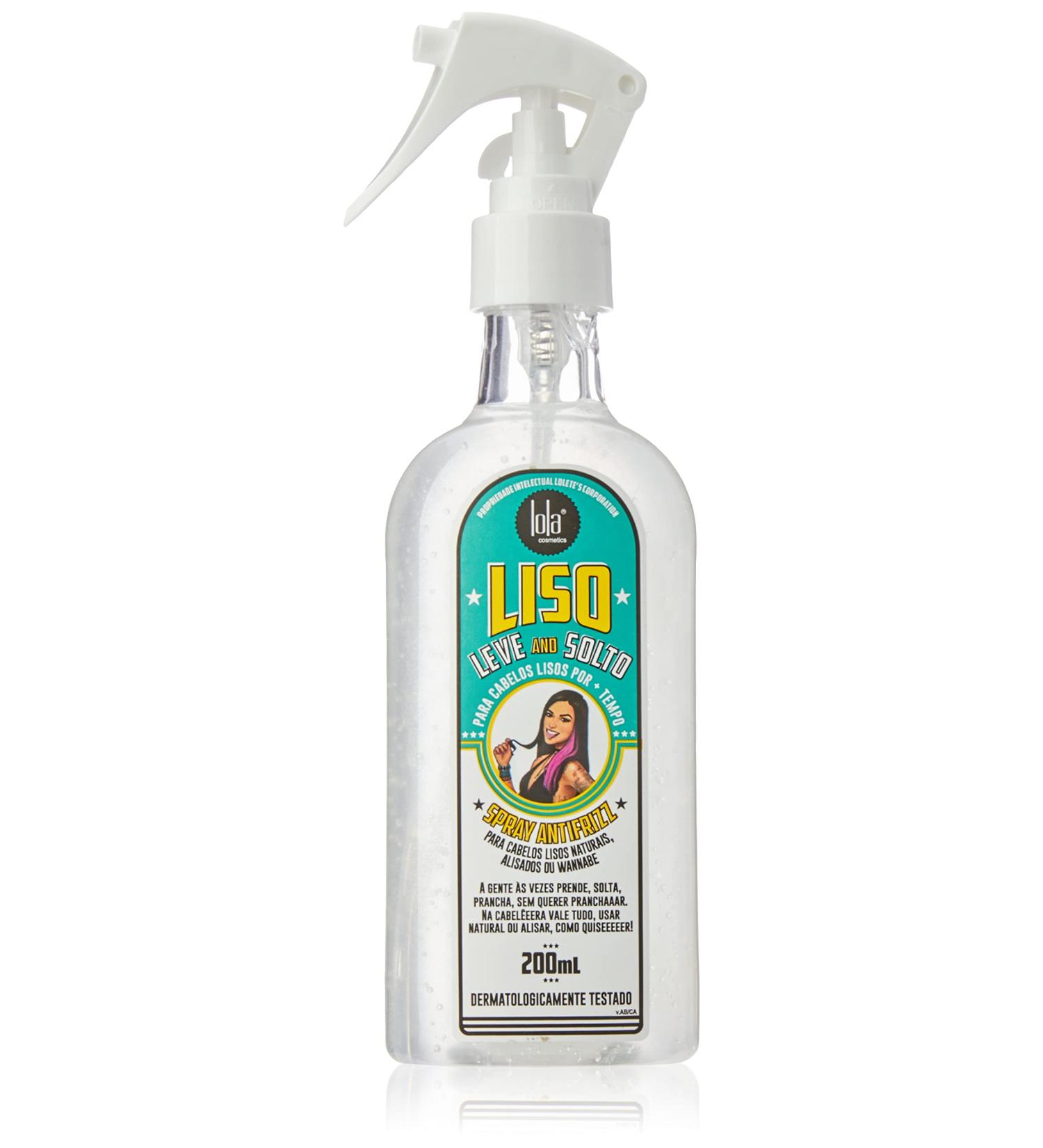 Lola From Rio - Liso Leve and Solto - Spray Anti-Frizz Reduces Frizz for Straight Hair Thermo-Activated 6.76 Fl Oz - Buy Online on GoSupps.com