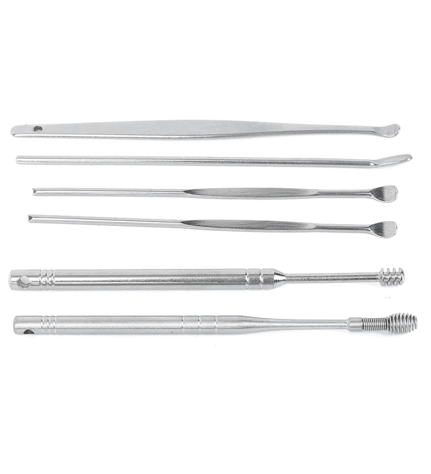 Silver Ear Wax Pickers Ear Wax Cleaner for Anywhere Doctor Home Daily Furniture - Buy Online on GoSupps.com