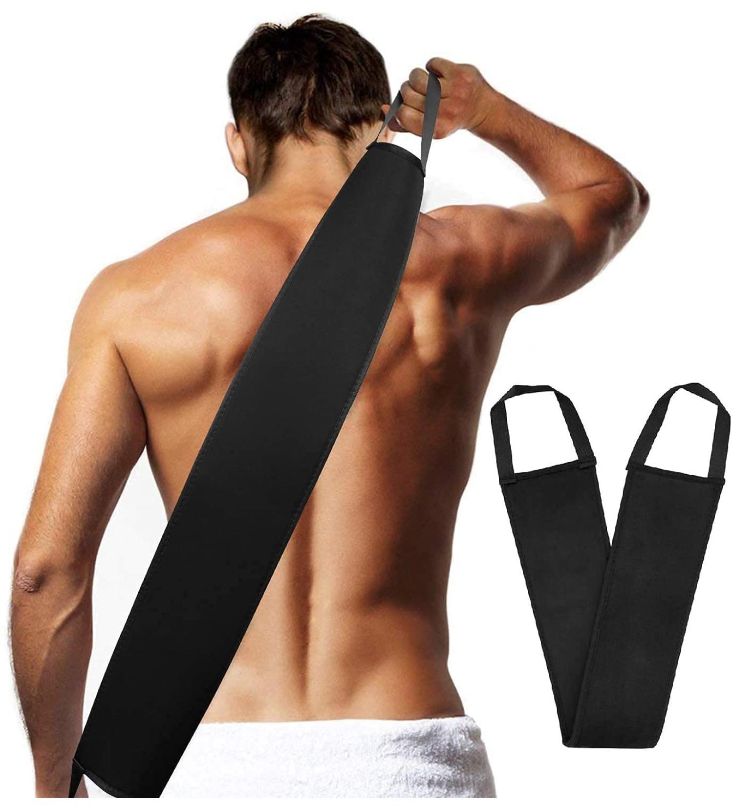 Shop Tanning Back Applicator - Self Body Lotion Applicator for Even Tan | 10.5 x 59 cm - Black | Fast International Shipping - Buy Online on GoSupps.com