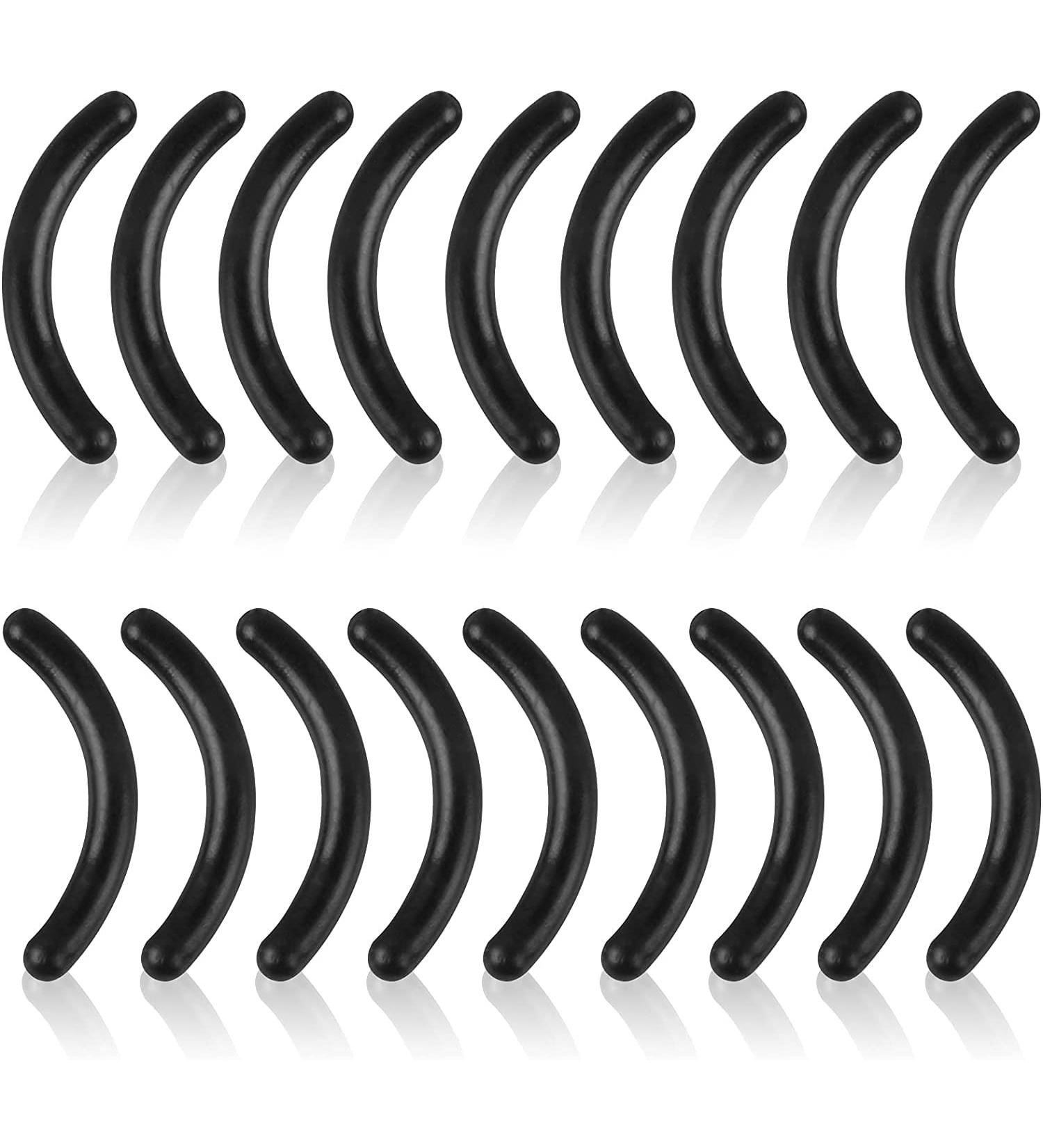 UKD Eyelash Curler Pads Curler Refills Eyelash Curler Refill Pads Silicone Curler Replacement Refills Pads for Universal Eyelash Curler with A Clear Storage Box (24 Pieces Black) - Buy Online on GoSupps.com