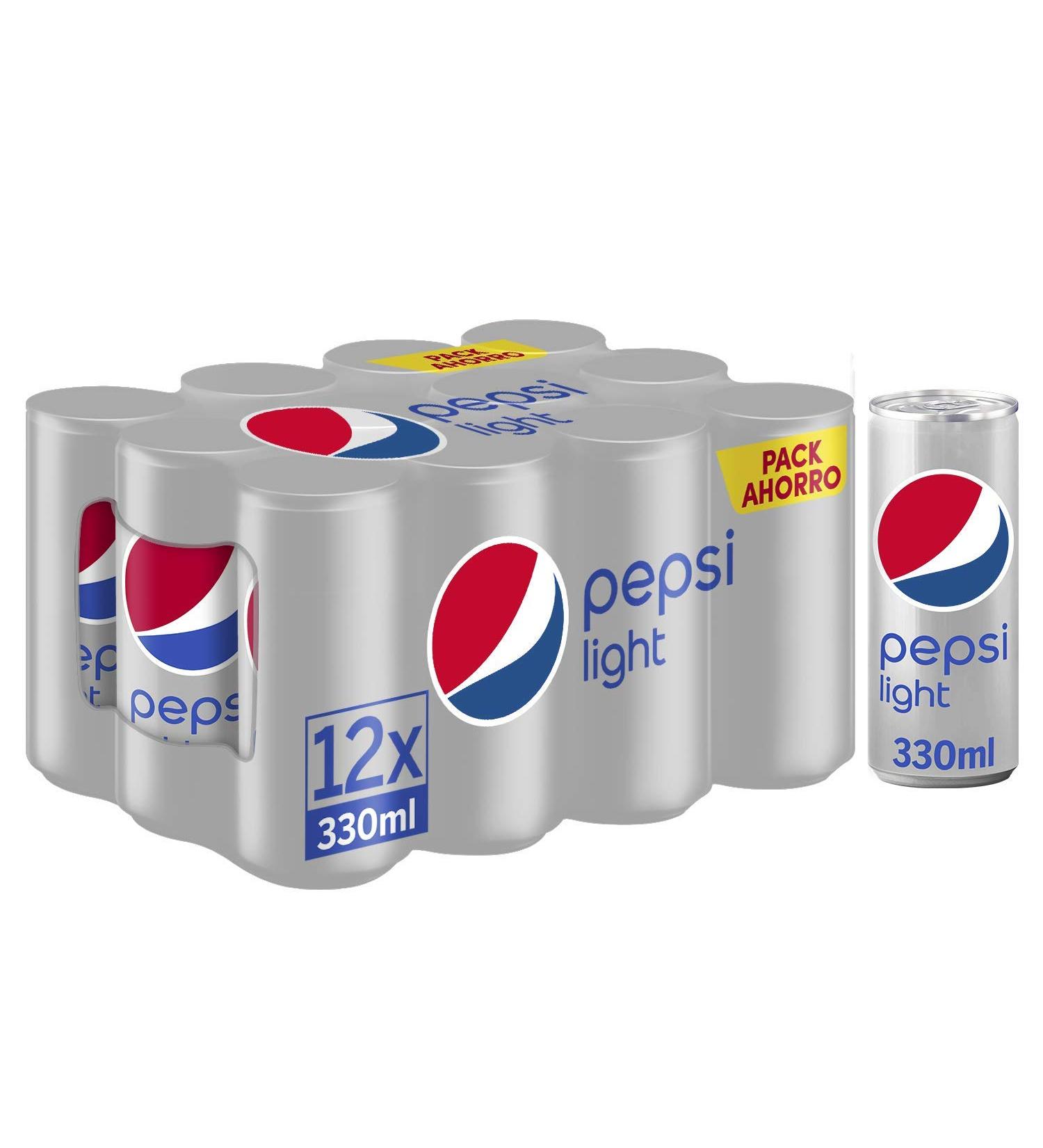 Pepsi Light Calorie Free Glue Refills 12 Pack 330ml - Buy Online on GoSupps.com