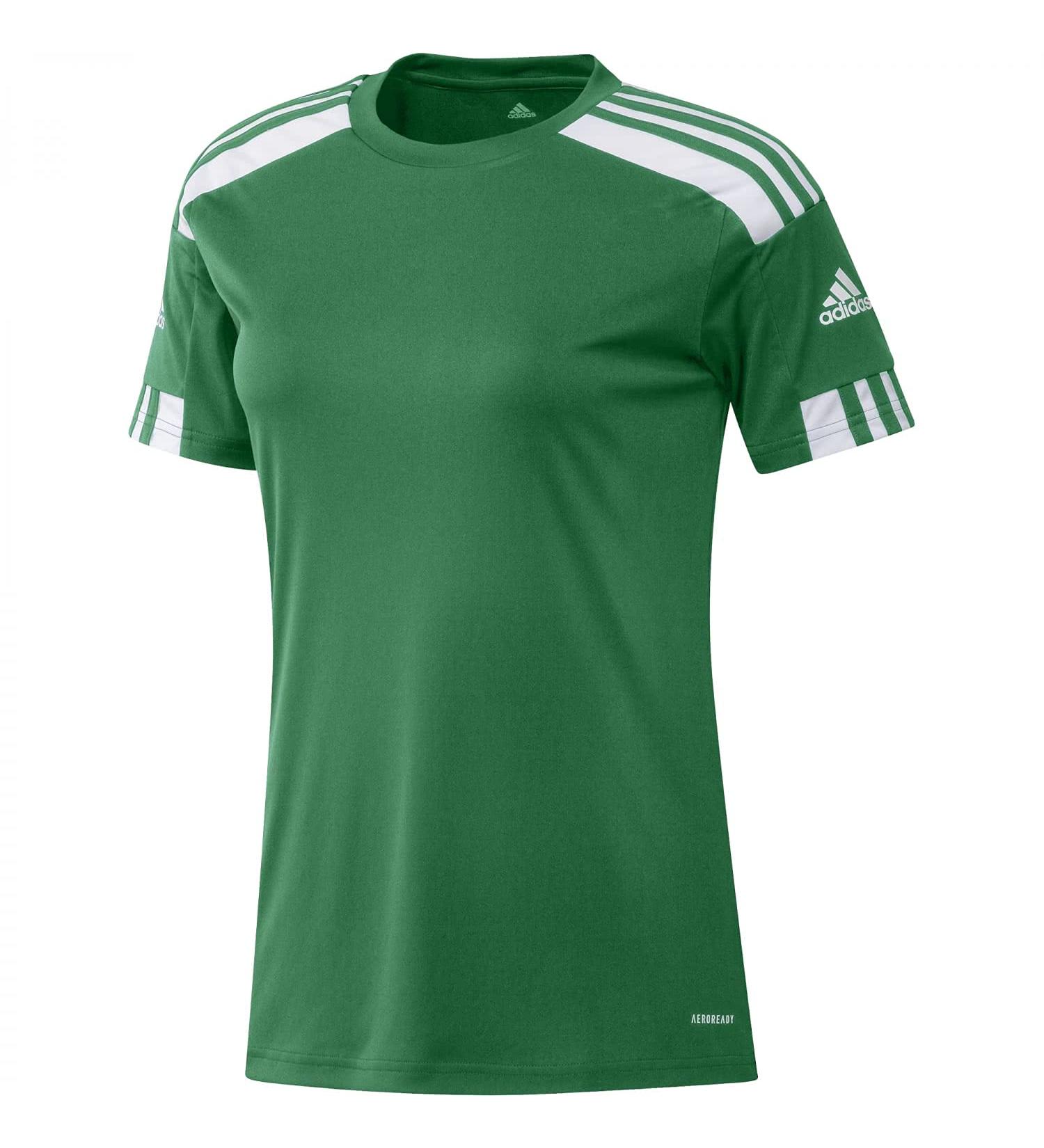 Adidas Women's Squad 21 JSY W T-Shirt - L Teagrn/White | Shop Now for International Shipping - Buy Online on GoSupps.com