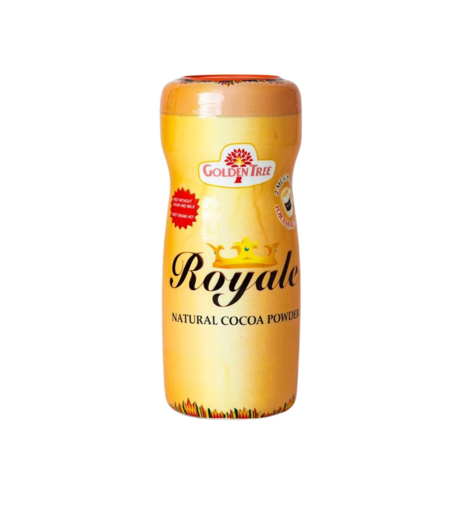 100% Ghana Natural Cocoa Powder (Royale Unsweetened) - 400g - Buy Online on GoSupps.com