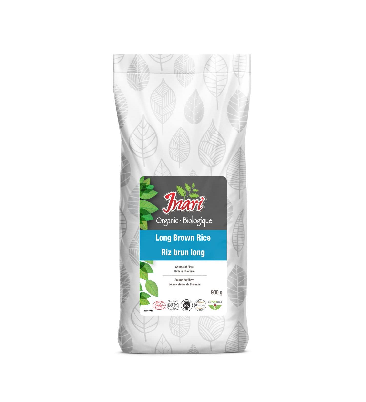 Inari Organic Long Brown Rice 900g - Buy Online on GoSupps.com