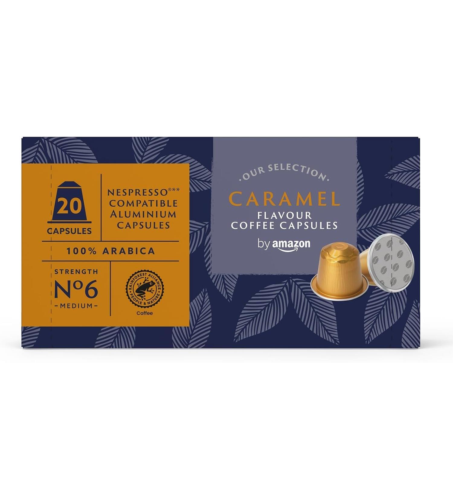 Our Selection by Amazon Capsules De Caf Saveur Caramel 20 Capsules