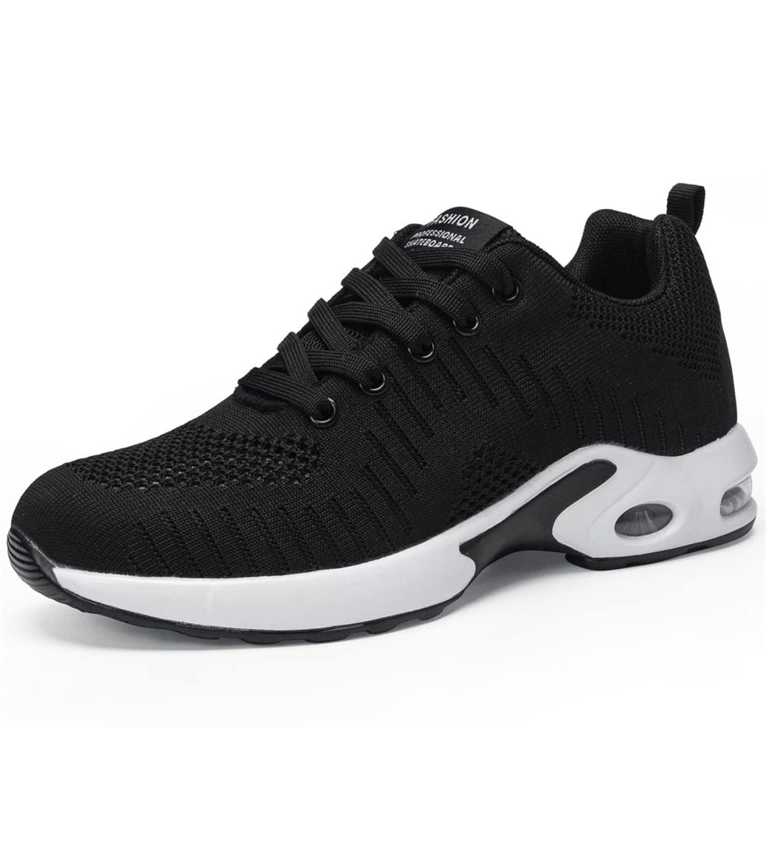 Women's Breathable Running Shoes - Lightweight Shockproof Lace-Up Sneakers for Gym Walking Jogging & Basketball - Black 40 EU - Buy Online on GoSupps.com