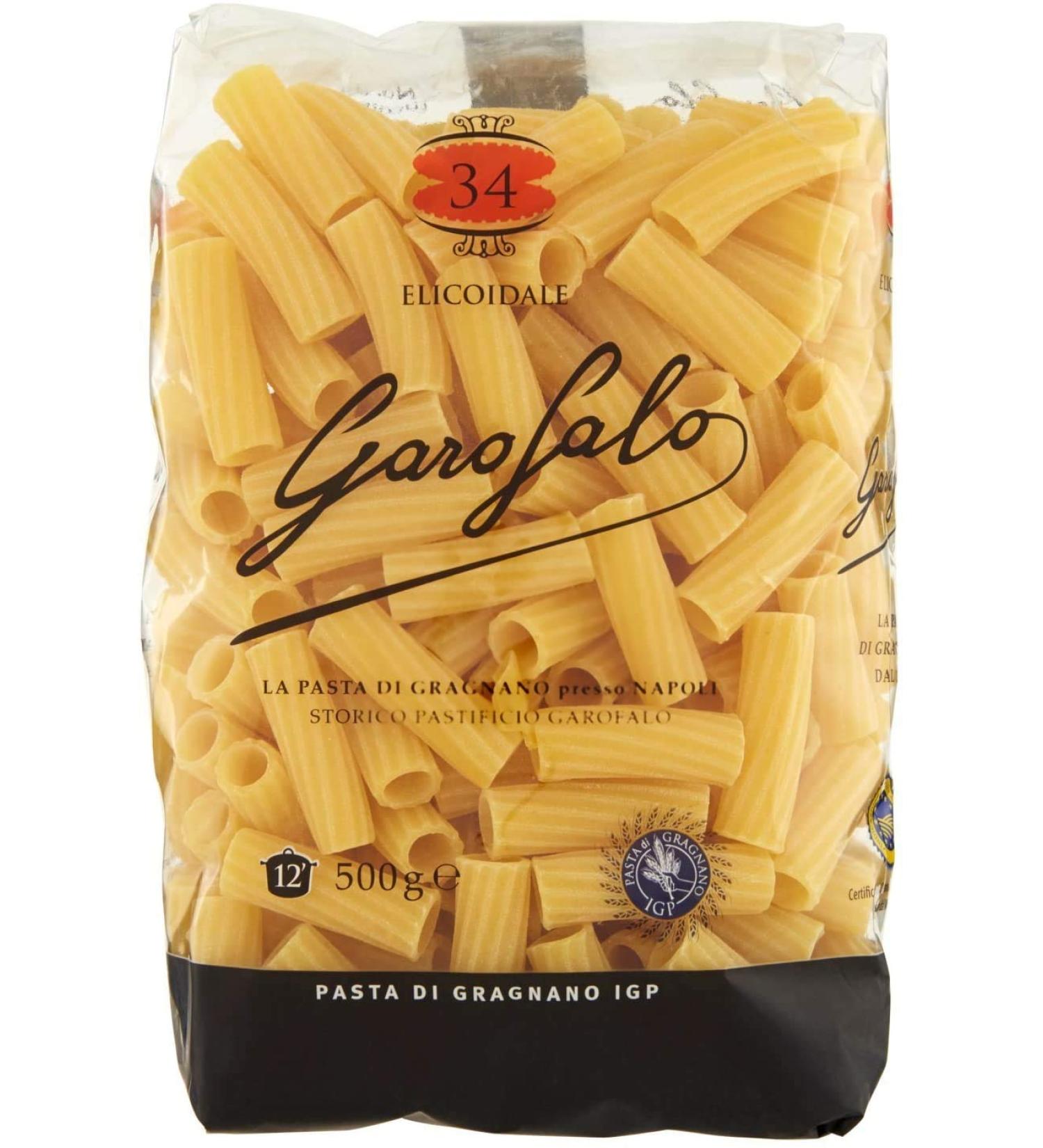 Garofalo Garofalo Pasta di Gragnano IGP Elicoidale No. 34 Pasta 100% Neapolitan Short Pasta 500 g Pack