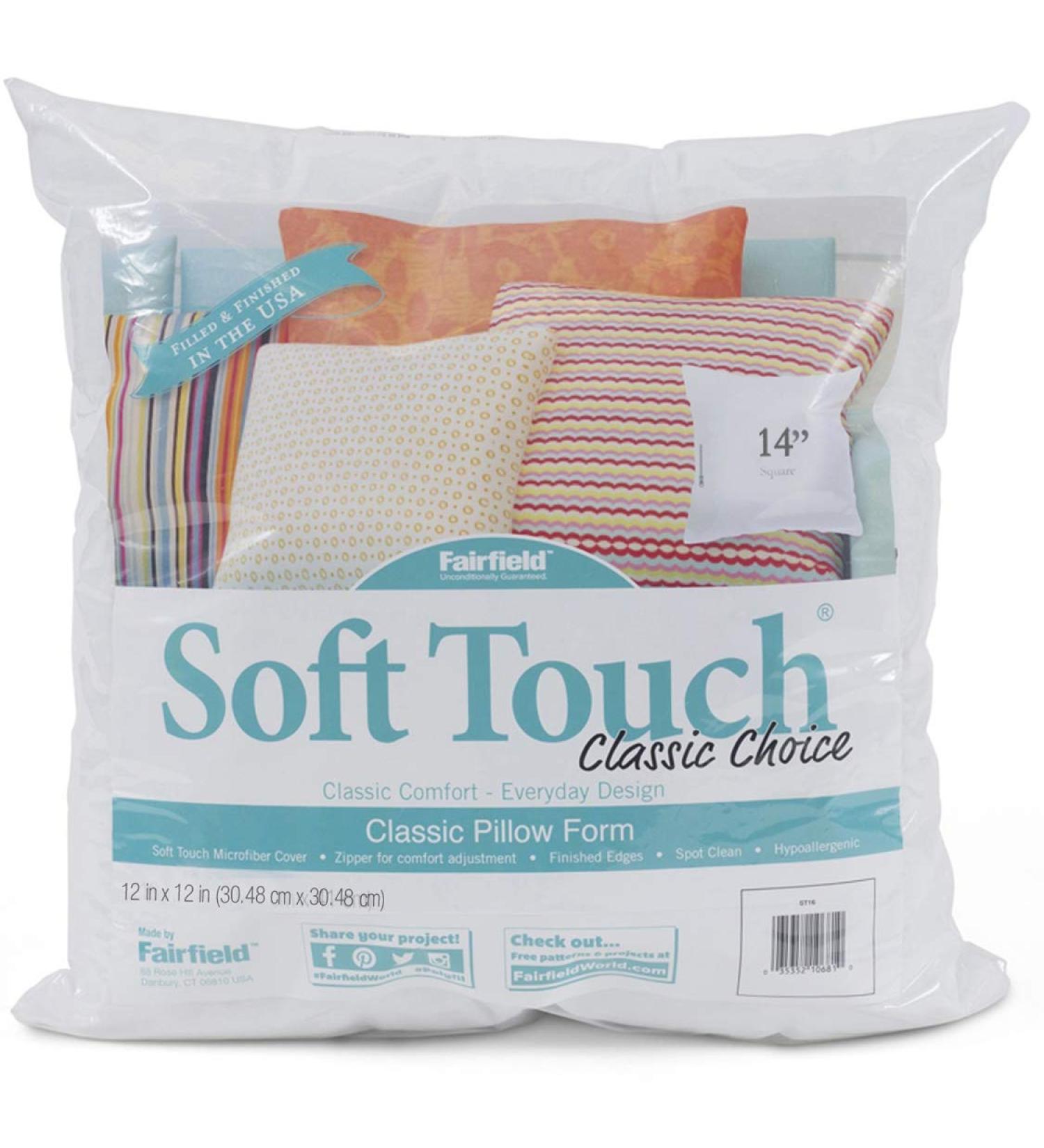 Fairfield ST14B Pillow Insert  14 by 14  White