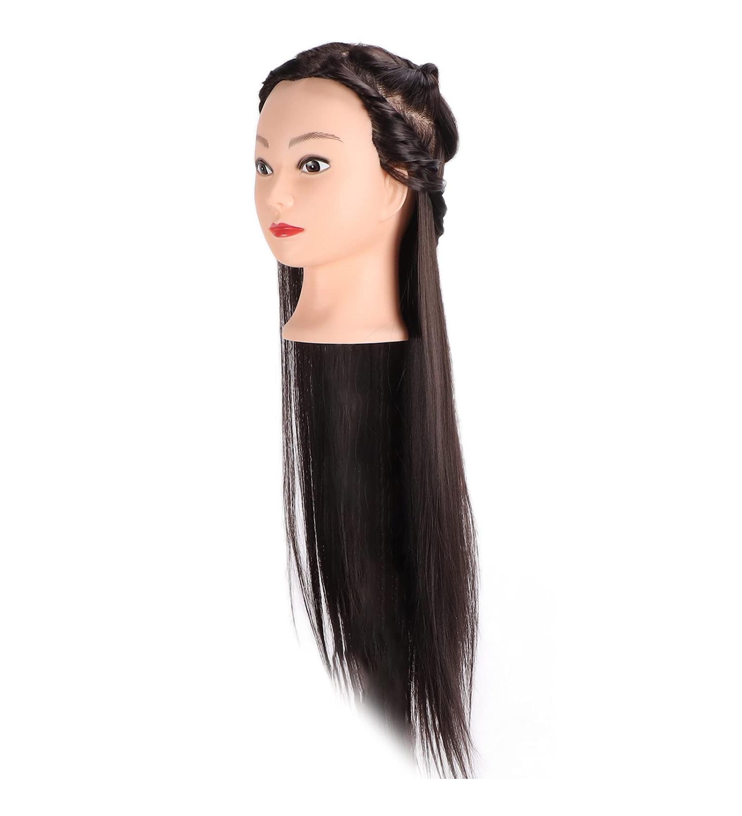 Non-Toxic Hairdresser Training Head | Perfect for Braiding & Smoothing | Ideal for Beauty Teachers - International Shipping - Buy Online on GoSupps.com