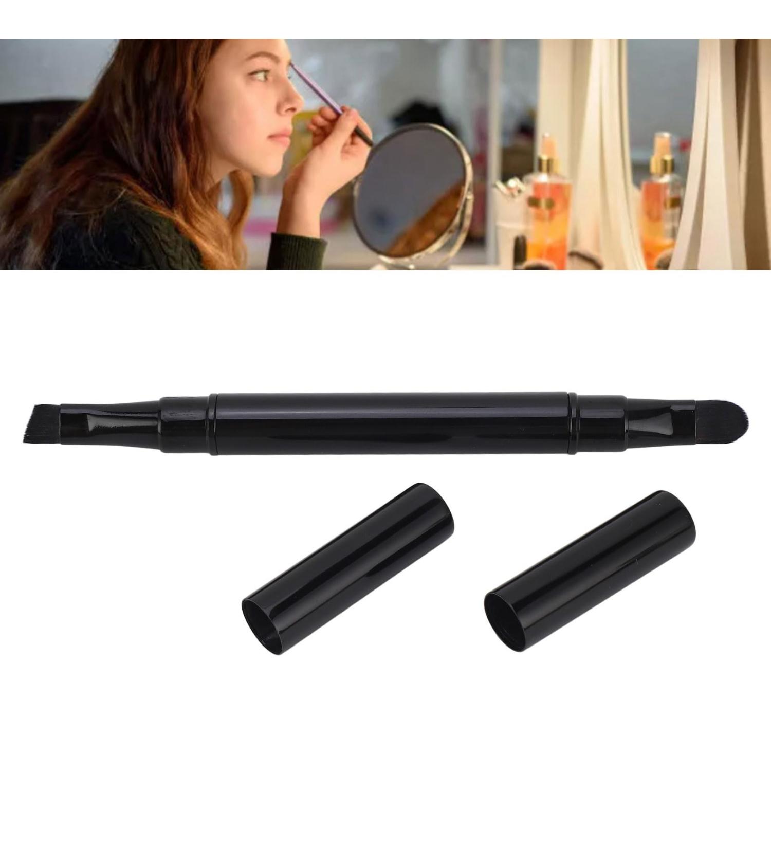 Portable Retractable Makeup Brush - Double Ended Eyebrow & Concealer Brush | Soft Multifunctional & Easy to Carry - Shop Internationally - Buy Online on GoSupps.com