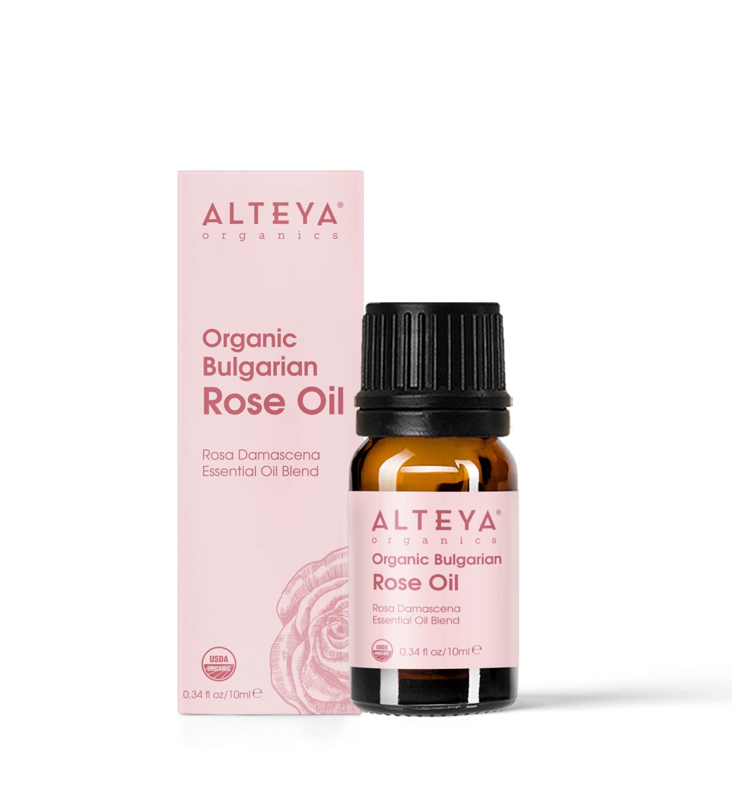 Alteya USDA Organic Bulgarian Rose Oil - 10mL Multi-Use Essential Oil Blend - Buy Online on GoSupps.com