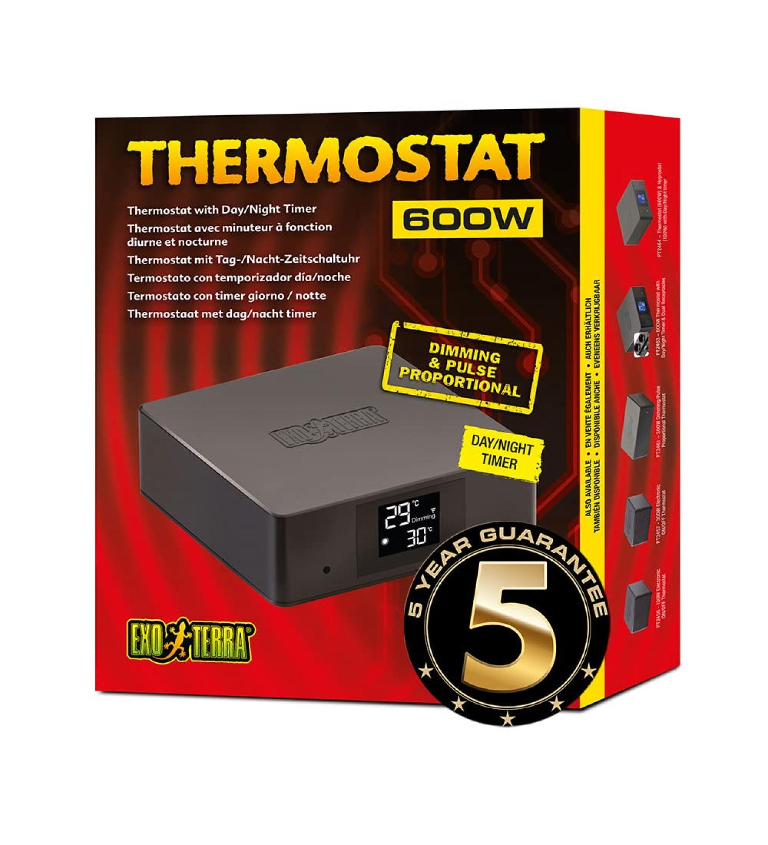 Exo Terra Thermostat 600w with Day/Night Timer - Buy Online on GoSupps.com
