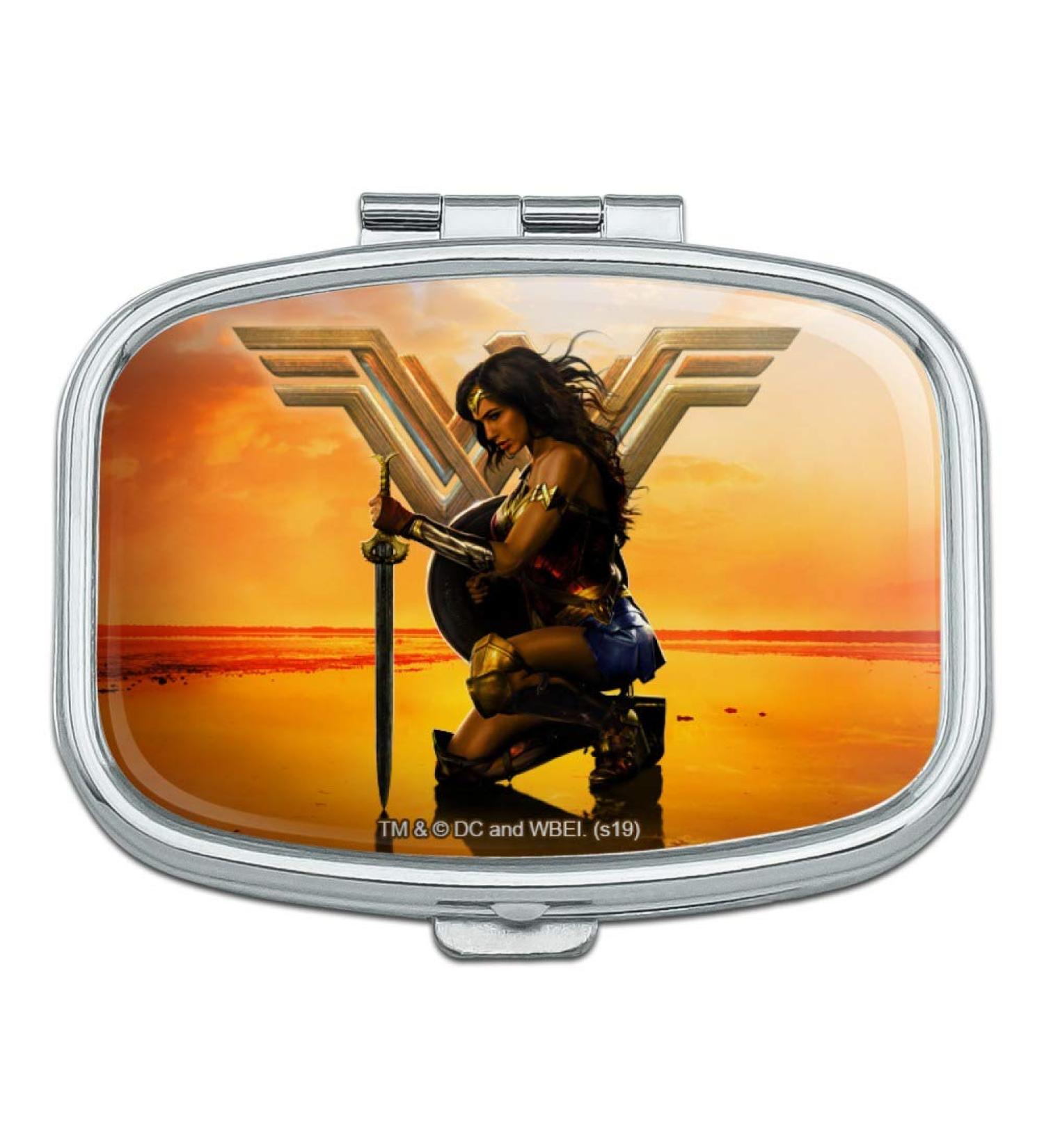Wonder Woman Movie Poster Rectangle Pill Case | Unique Trinket Gift Box for Fans - Buy Online on GoSupps.com