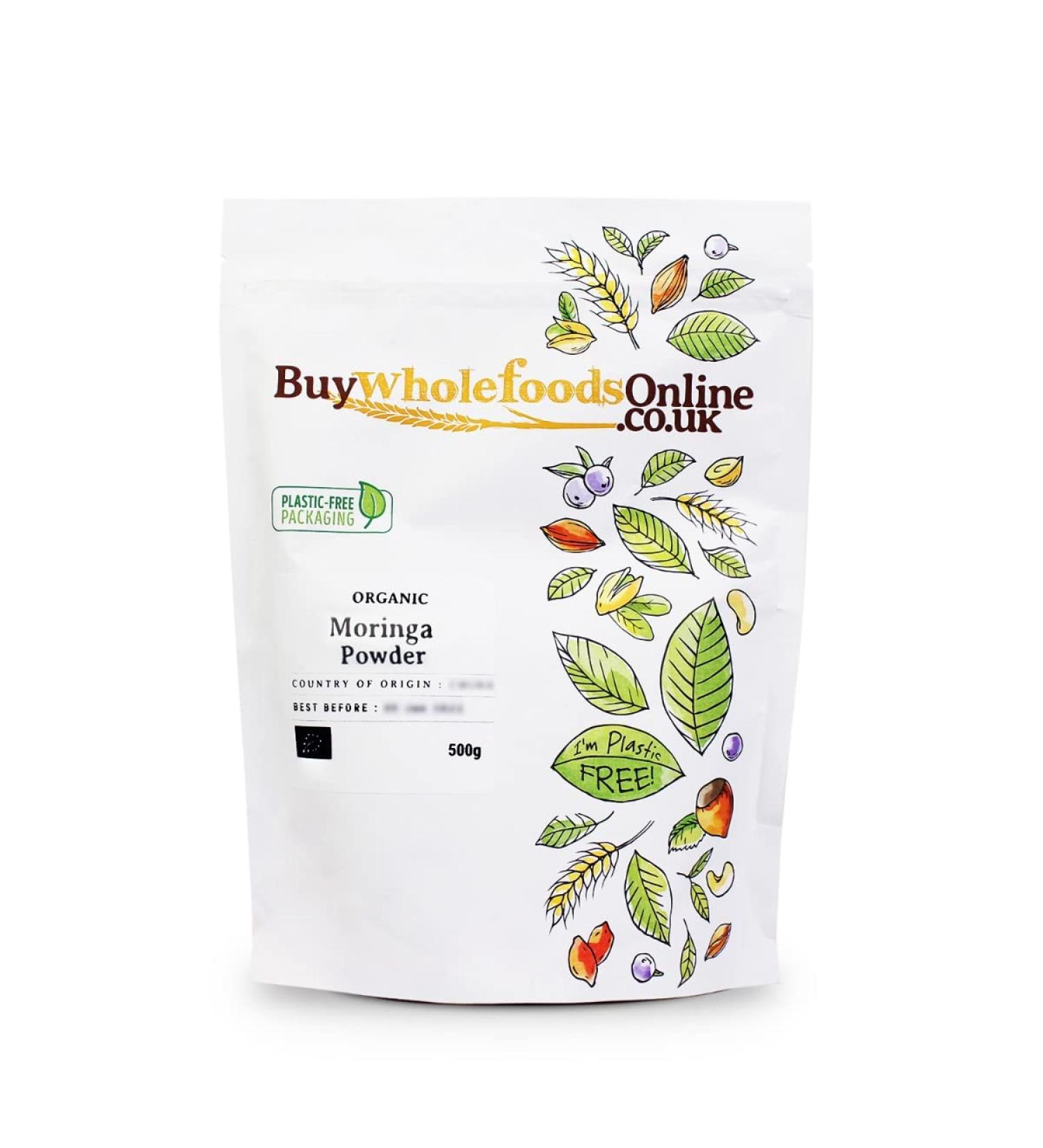 Organic Moringa Powder 500g (BWFO) - Buy Online on GoSupps.com