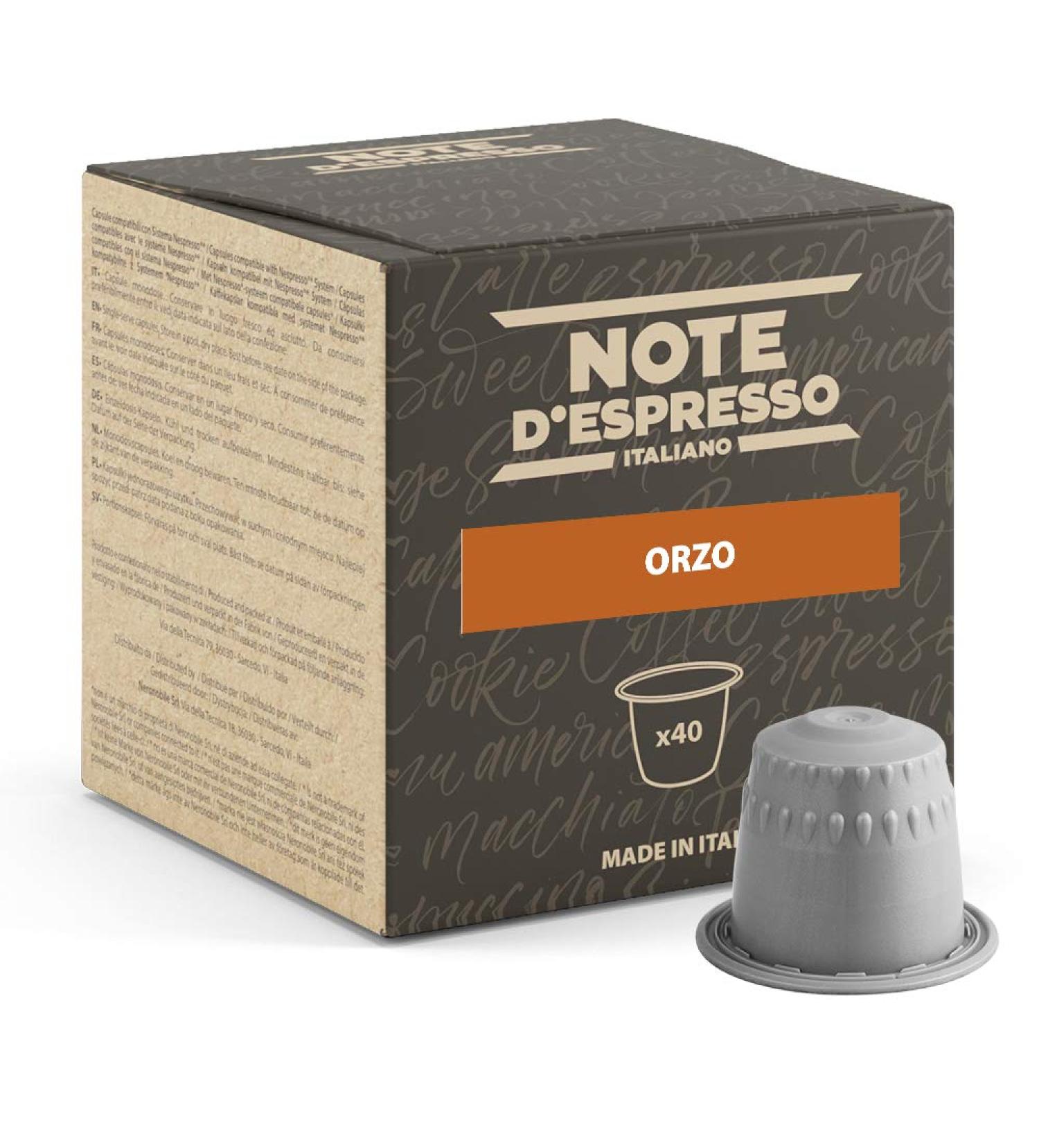  Note d'Espresso Note d'Espresso - Barley - Capsules Exclusively Compatible with NESPRESSO Machine* - 40 x 2.8g - Buy Online on GoSupps.com