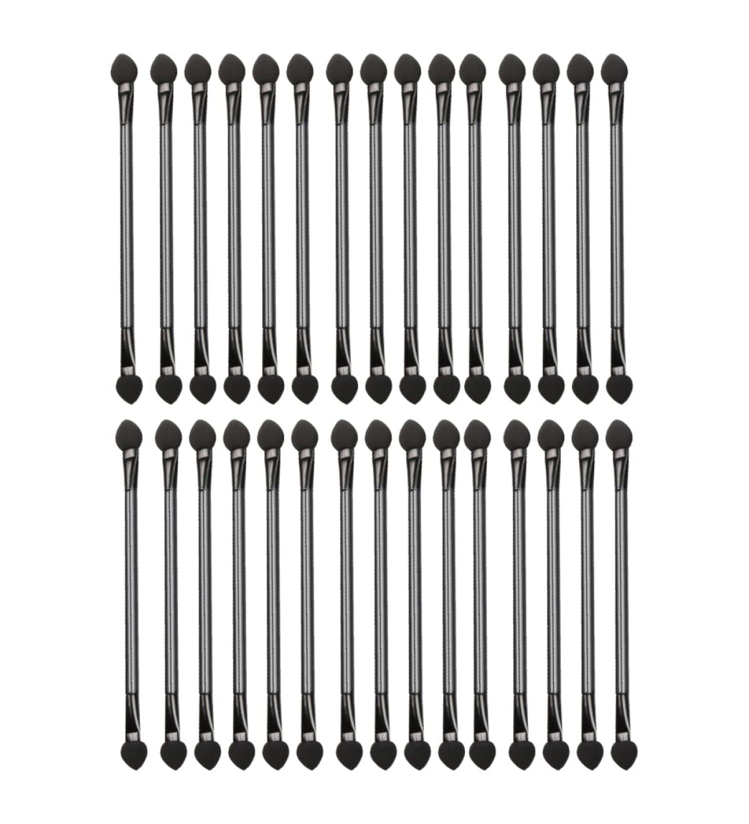 FOMIYES Makeup Eyeshadow 30Pcs Double- sided Eyeshadow Brush Eyeshadow Brush Cosmetic Brush Makeup Tool Eye Shadow Applicator Makeup Brush for Salon Women Eye Makeup - Buy Online on GoSupps.com