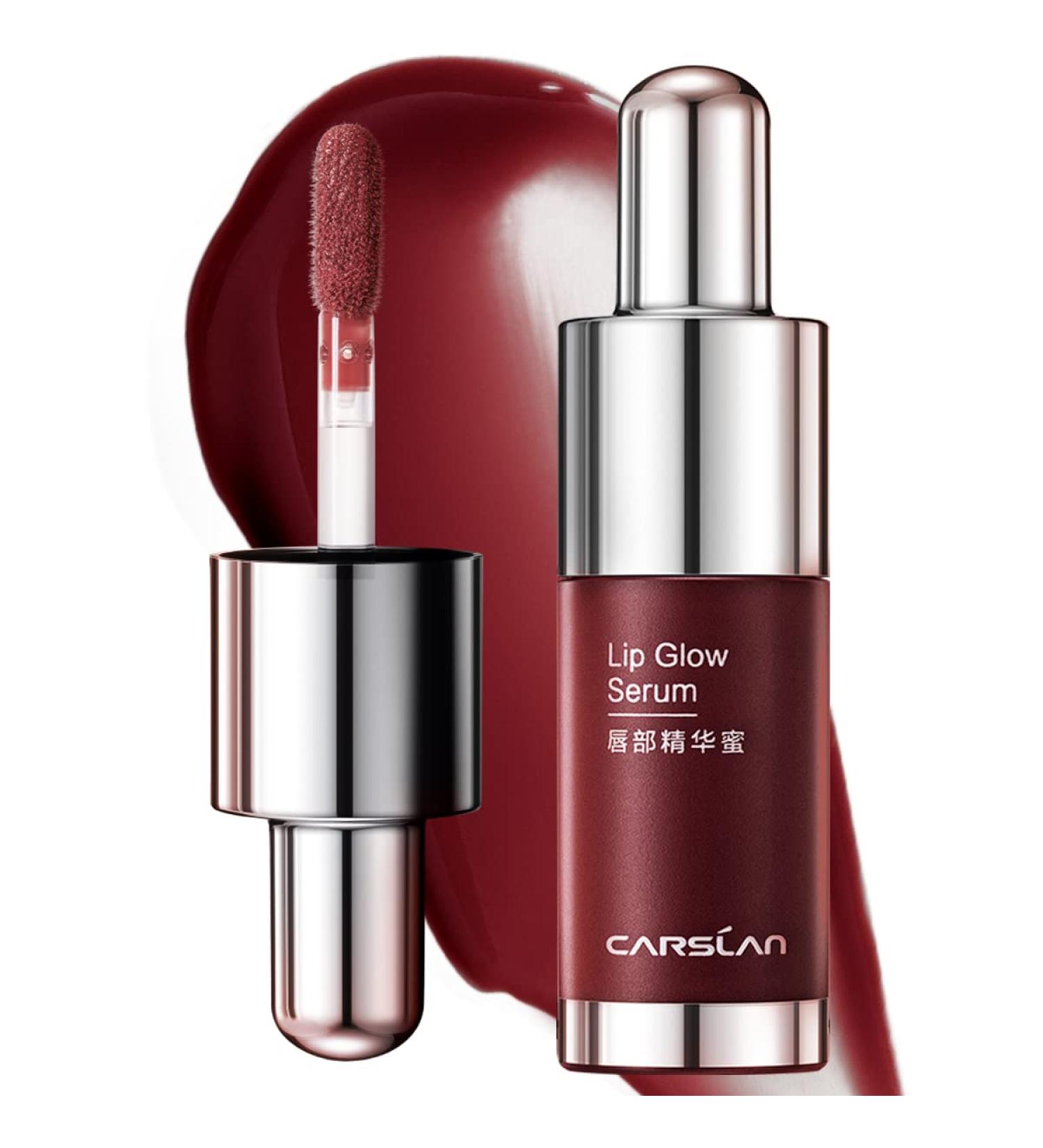 CARSLAN Hydrating Lip Gloss Serum - Moisturizing, Plumping, Shiny Lip Glow | Tinted Lip Care with Vitamin E & Crithmum Maritimum Essential Oil - Buy Online on GoSupps.com