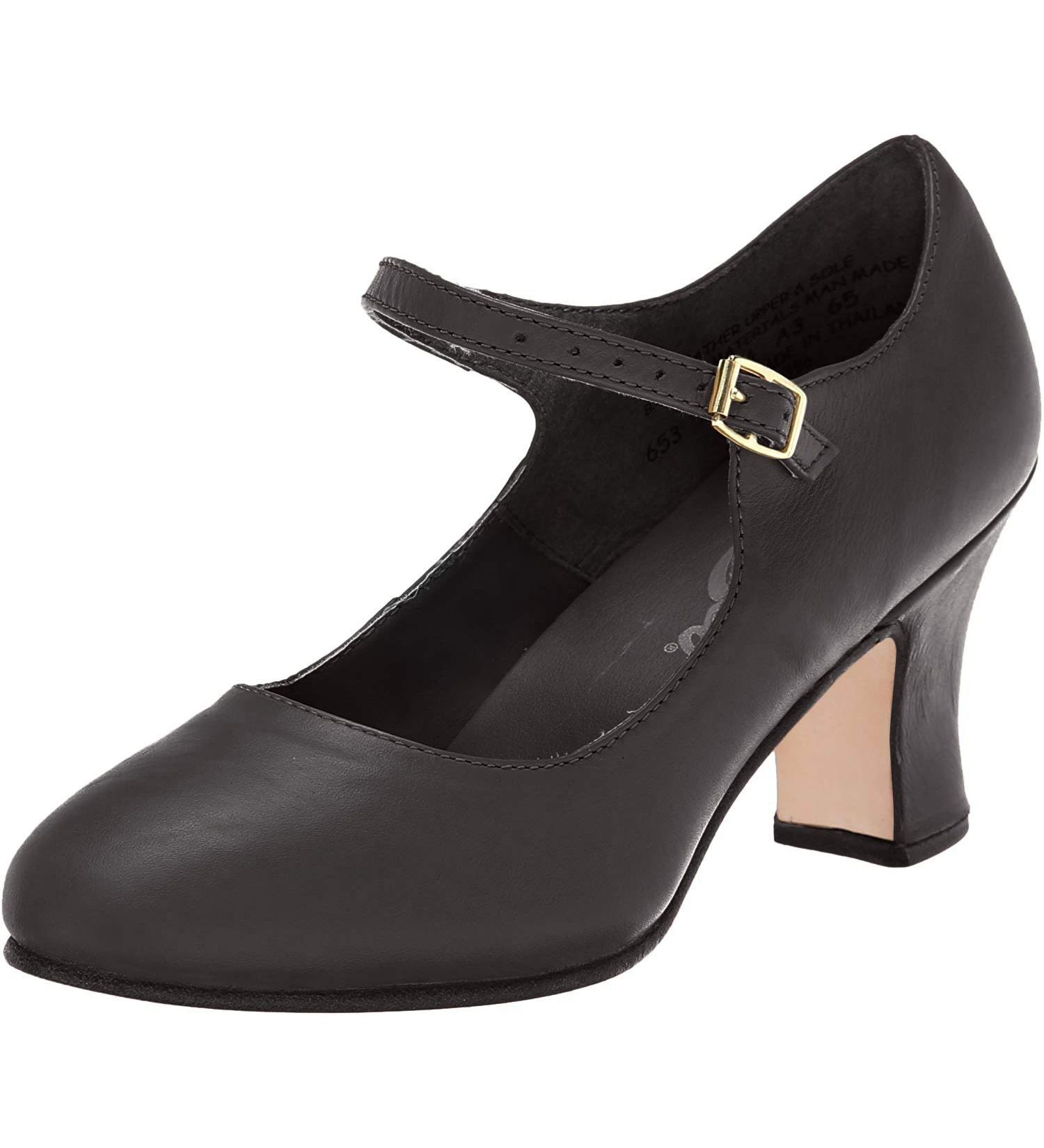 Capezio Women's Manhattan Character Shoe - 10 Wide Black - Buy Online on GoSupps.com