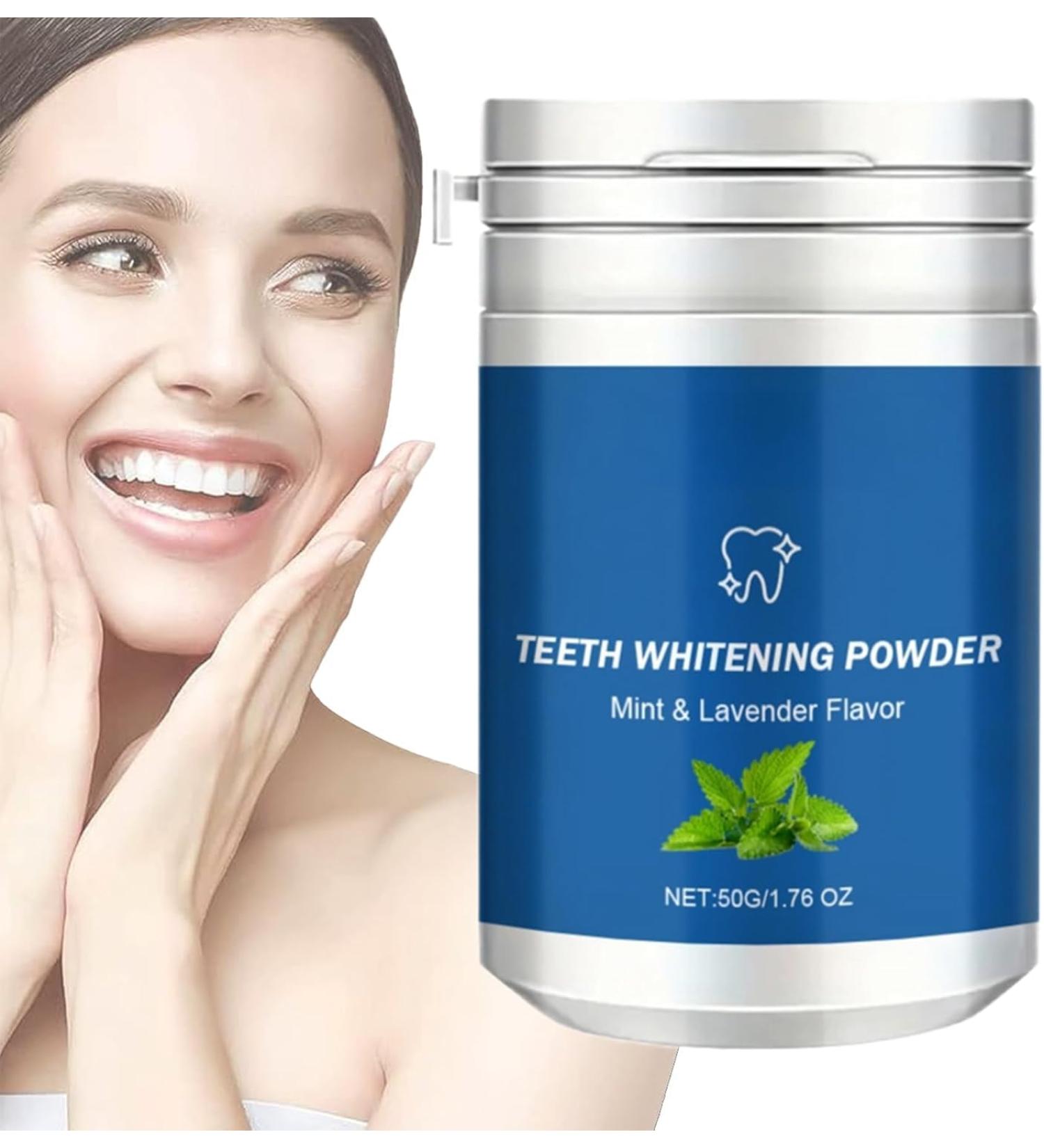 OHCVG Teeth Whitening Powder Teeth Restoration Mineral Powder Oral Care Teeth Cleaning Fresh Breath Tooth Powder Stain Removal - Buy Online on GoSupps.com