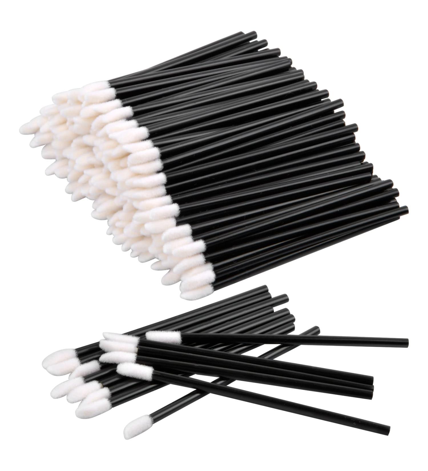 Vesaneae 200 Disposable Lip Brushes - One-Way Microfiber Applicators for Lipstick & Lip Gloss | Essential Makeup Tools & Beauty Sets - Buy Online on GoSupps.com