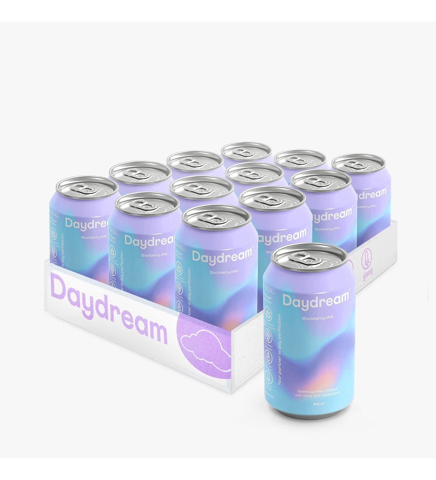 Daydream BlackBerry Chai Sparkling Water 355 Grams 12 Count - Buy Online on GoSupps.com