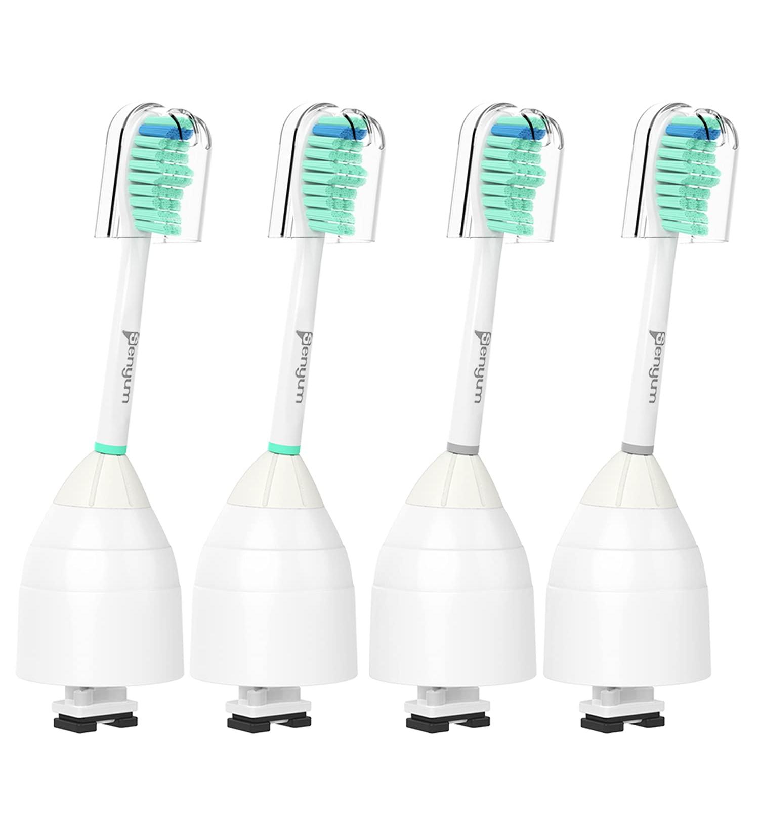 Senyum Electric Toothbrush Heads for Philips Sonicare E-Series Replacement - 4 Pack - Buy Online on GoSupps.com