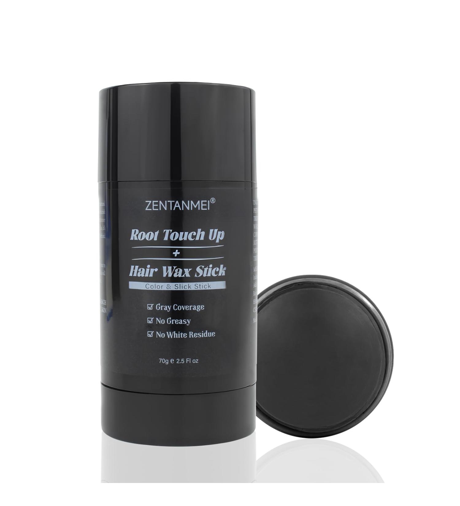 Root Touch Up Hair Color Wax Stick - Non-Greasy Gray Coverage for Men & Women 2.5 Oz (Black) - International Shipping Available - Buy Online on GoSupps.com