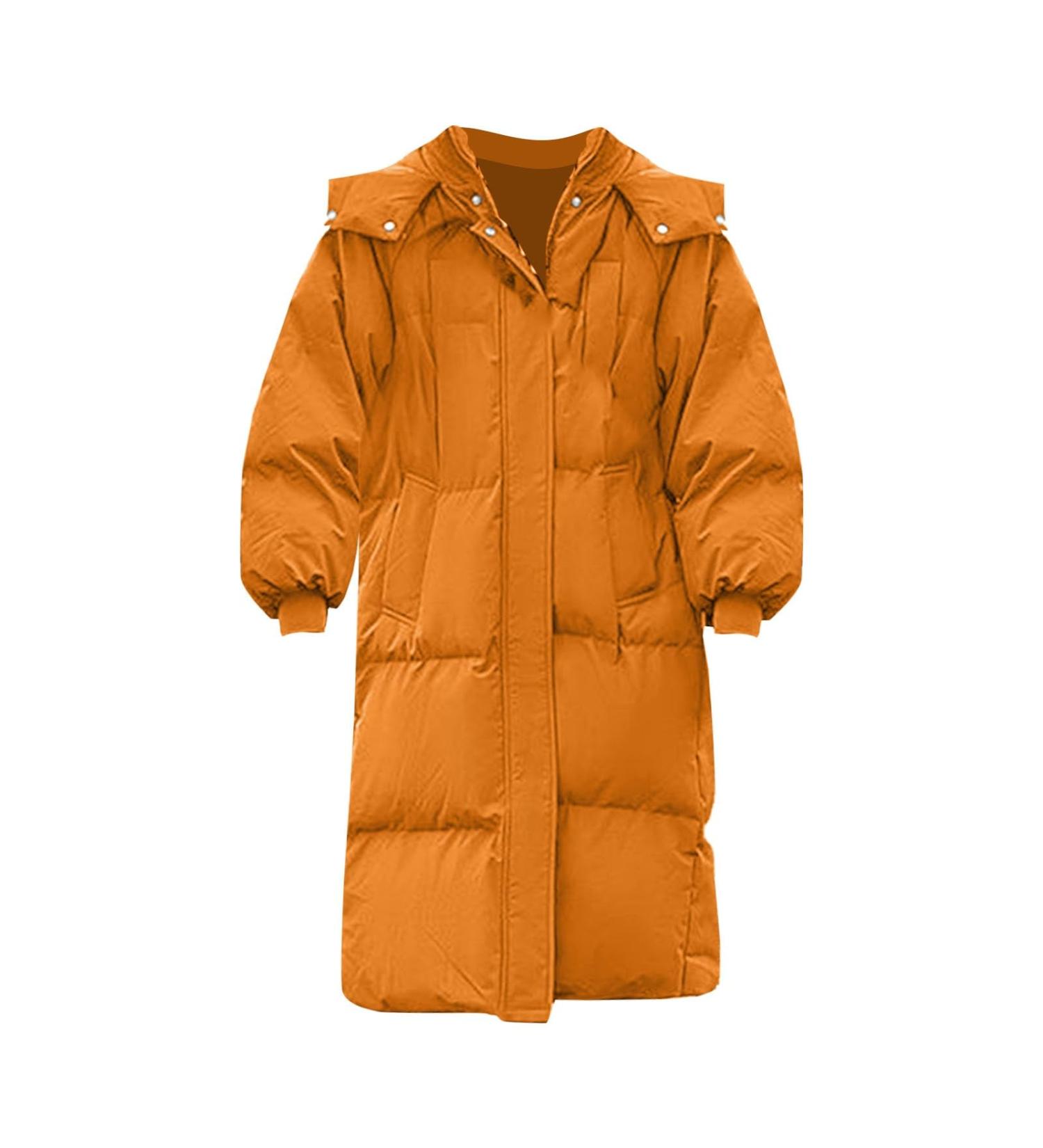 Shop Hehiy Women's Winter Coat - Warm Quilted Long Trench with Hood | Autumn-Winter Down Vest in Pink Blue Red | Plus Size 3XL Available - Buy Online on GoSupps.com