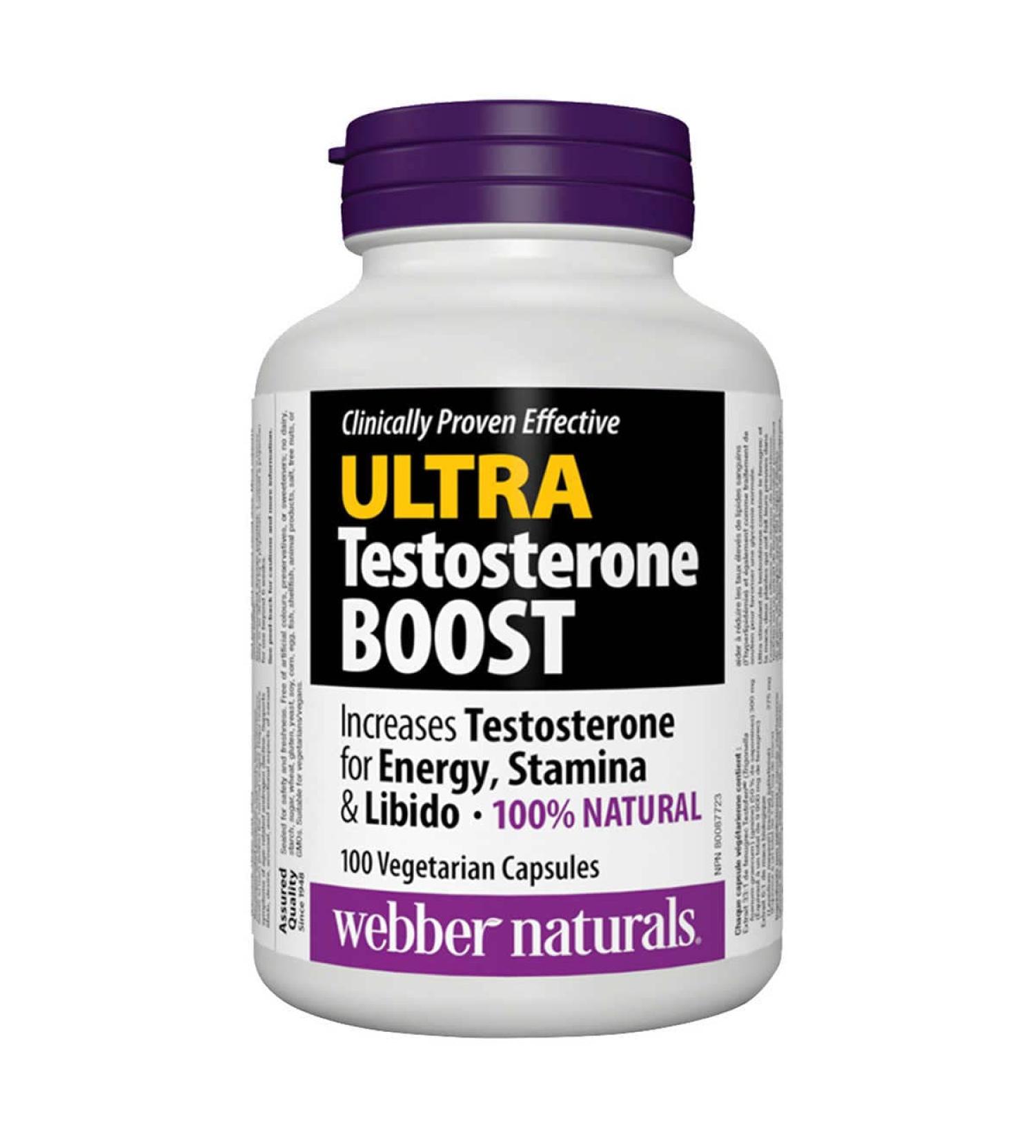webber naturals Ultra Testosterone Boost - 100 vegetarian capsules