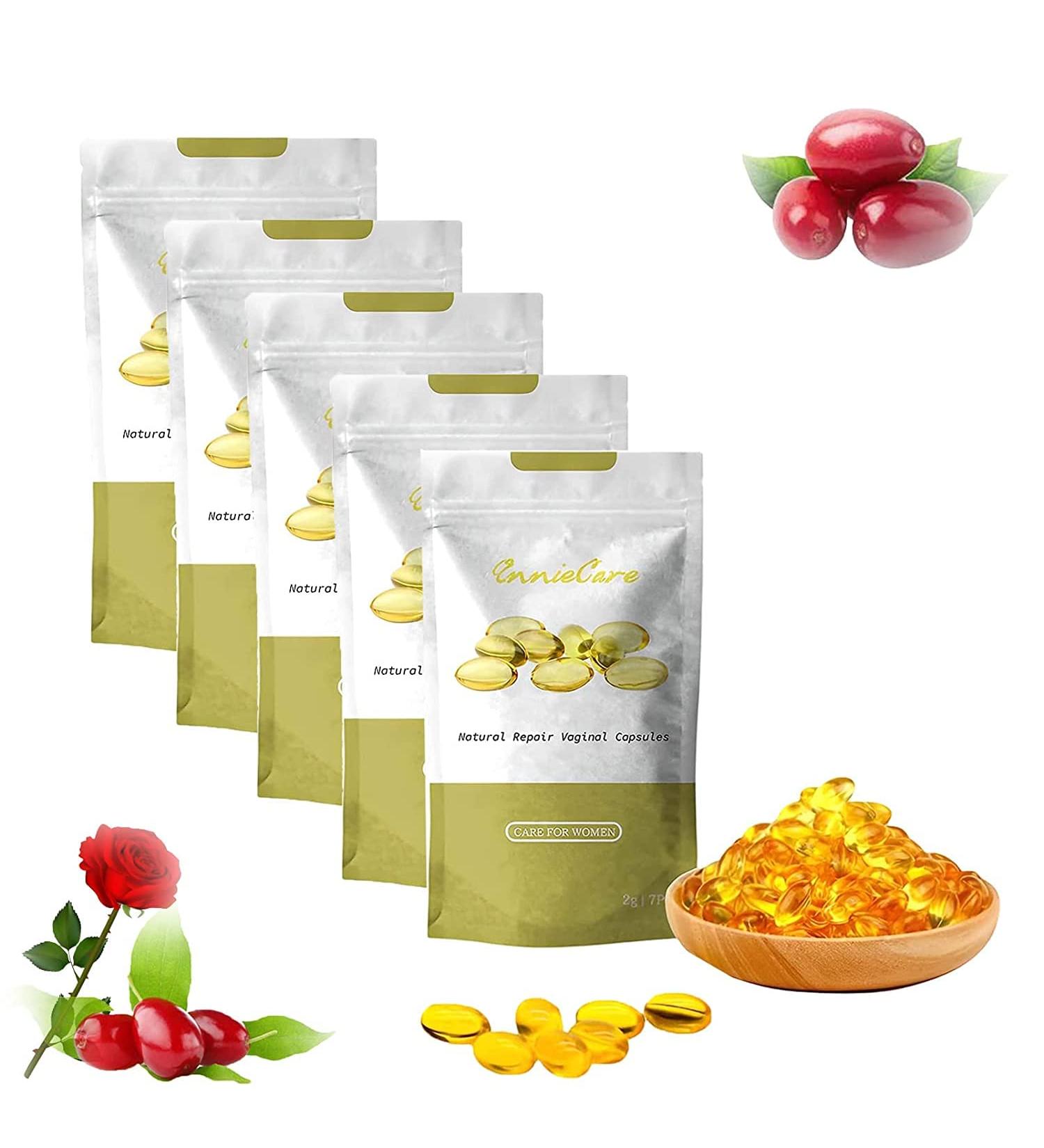 Anniecare Natural Vaginal Detox Capsules & Gel - Anti-Itch, Slimming & Repair - 5 Bags - Buy Online on GoSupps.com
