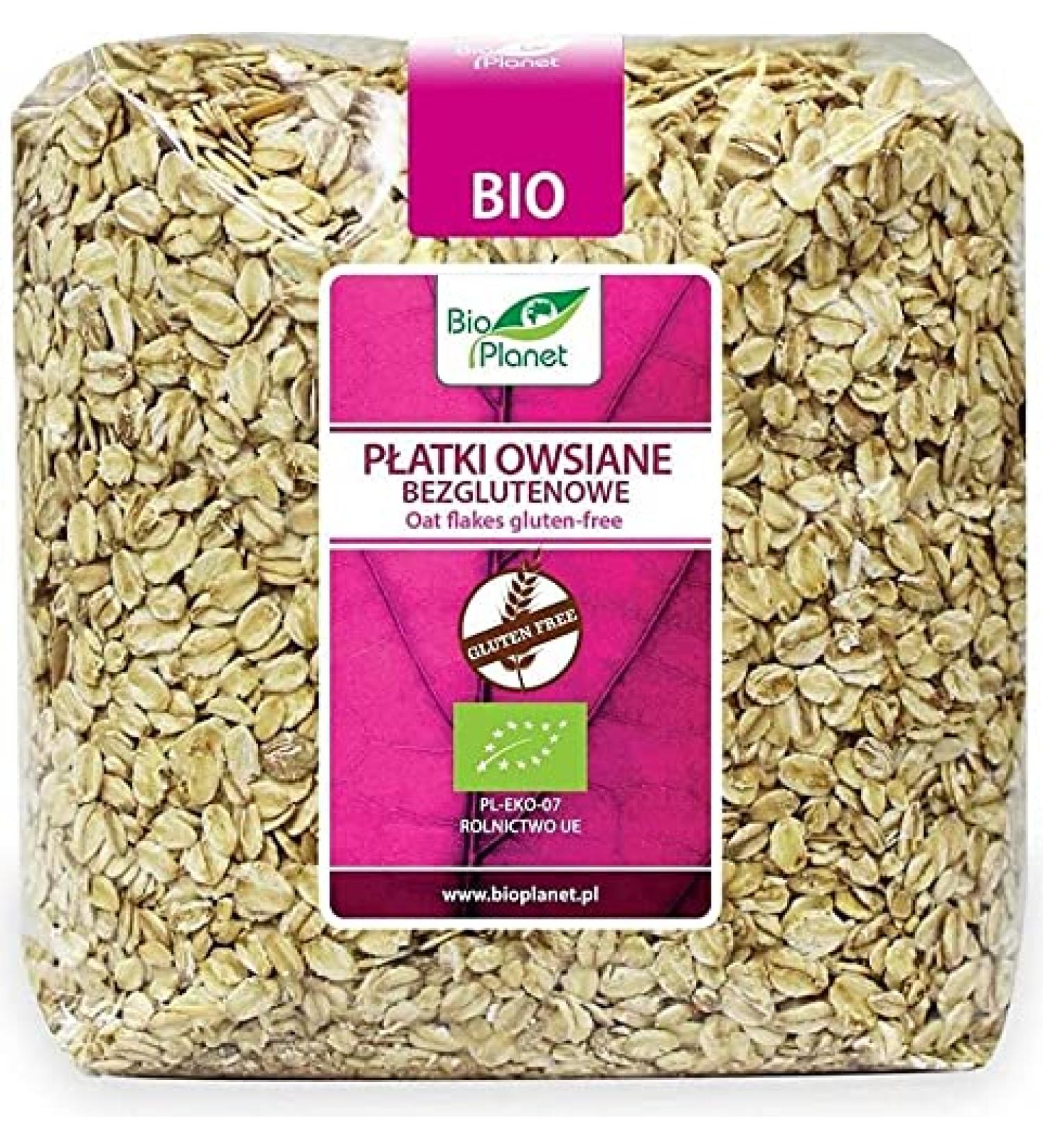 Organic gluten-free oat flakes 1 kg - BIO PLANET