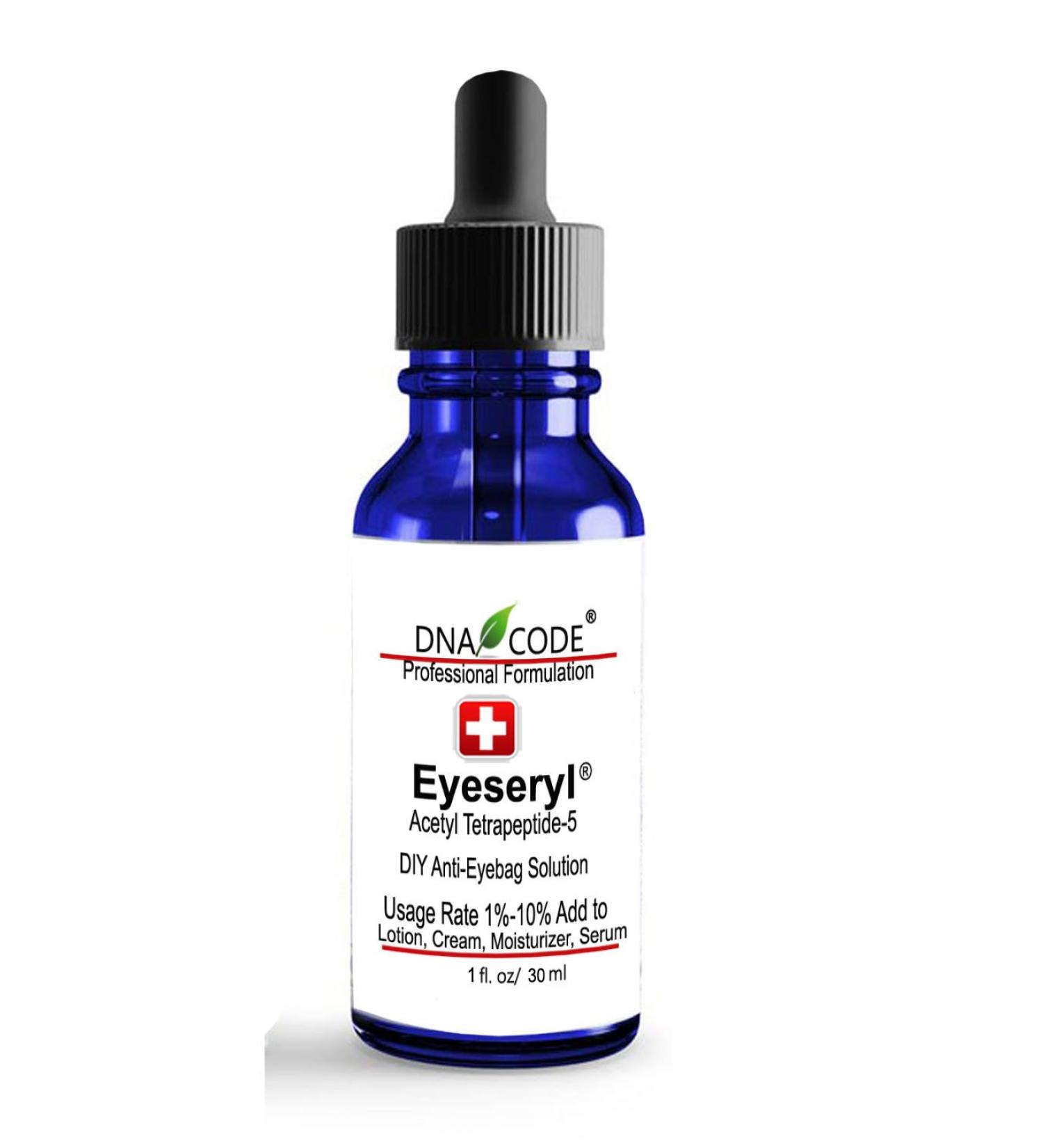 100% Solution Anti-Eye bag Anti-Dark Circle Anti-Puffy Eyes By Eyeseryl Tetrapeptide Add To Your Eye Gel or Cream 1 Count (Pack of 1) - Buy Online on GoSupps.com