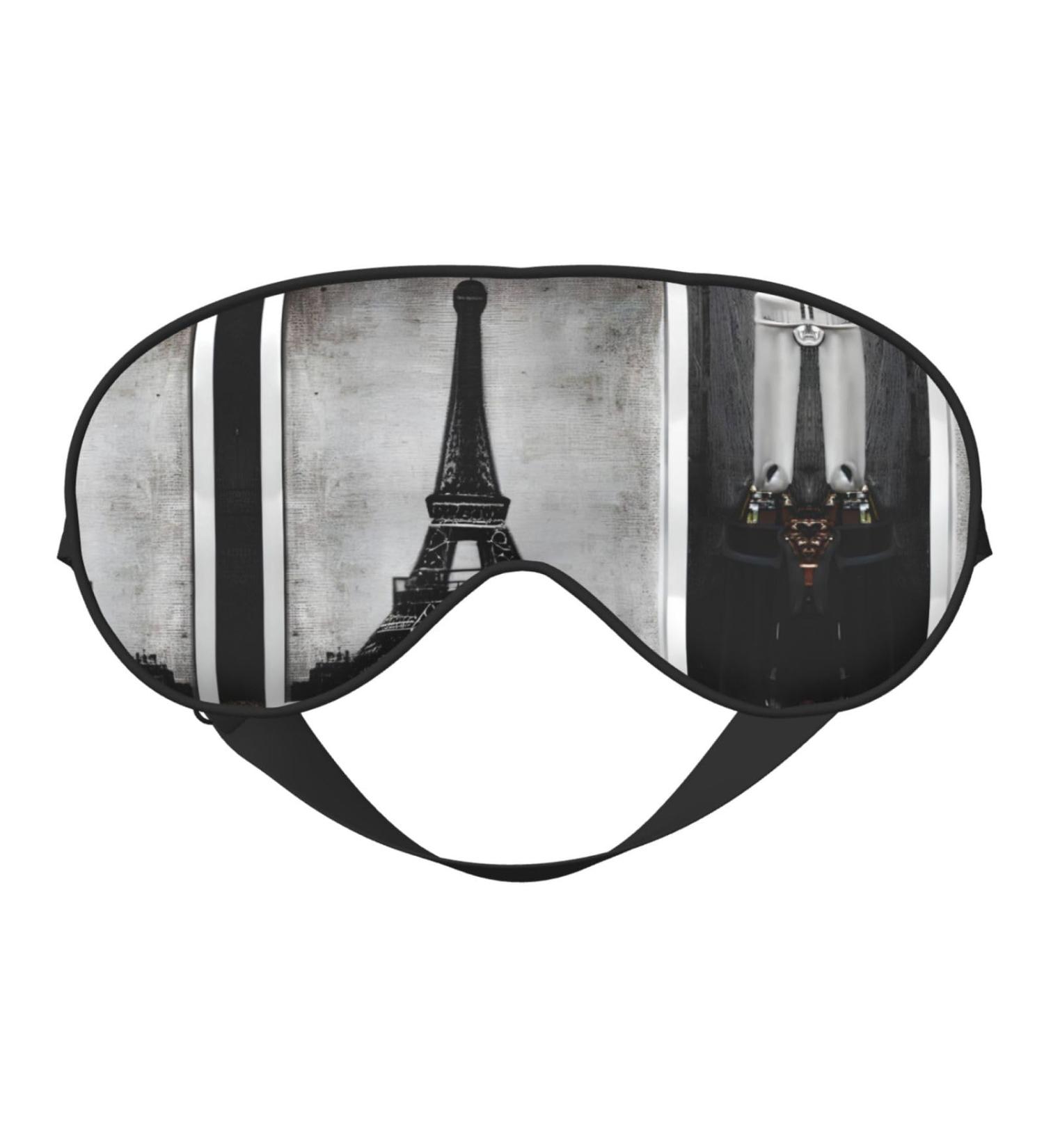 Parisian Coffee Eiffel Tower Eye Mask | Soft & Breathable Sleep Patch for Women | Perfect Travel Relaxation Accessory - Buy Online on GoSupps.com