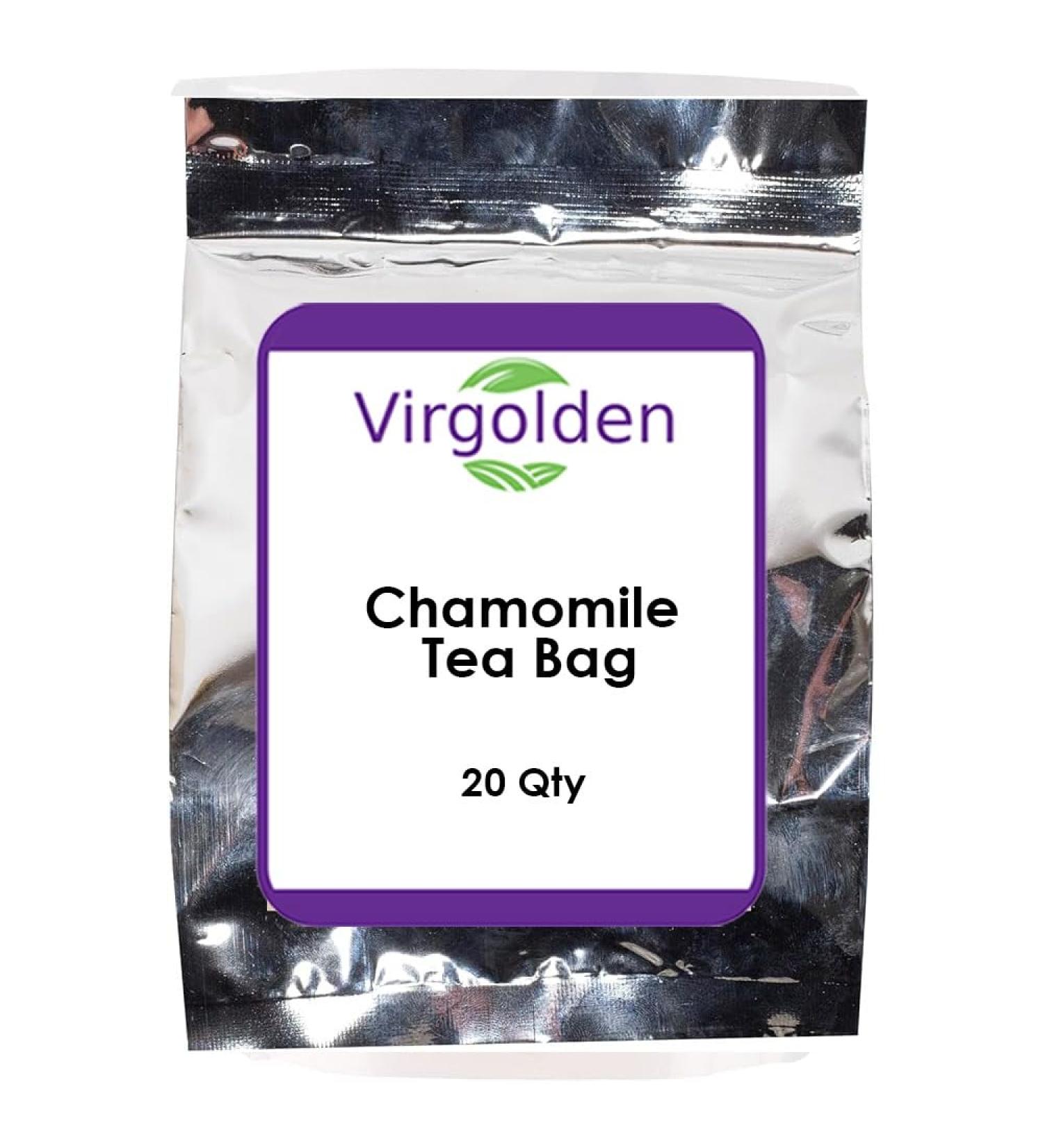 Chamomile Tea Bags - 20 Tea Bags. Premium Quality - Buy Online on GoSupps.com