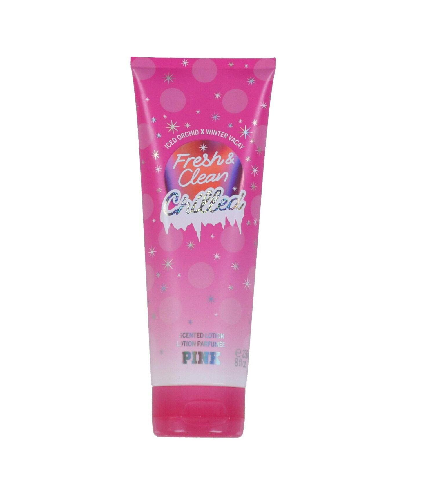 Victoria's Secret Pink Fresh & Clean Chilled Scented Body Lotion 8 Fl Oz