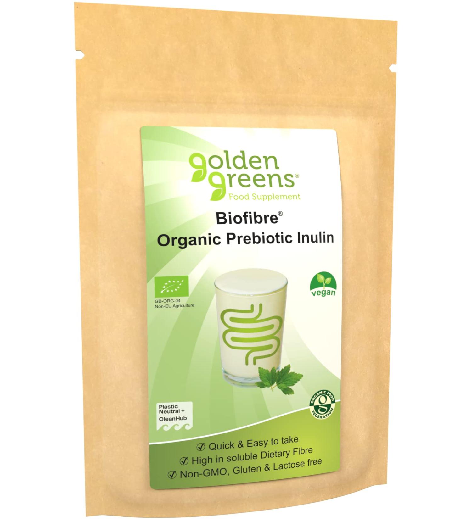 Greens Organic Inulin Powder Supplement 500 g (Pack of 1)