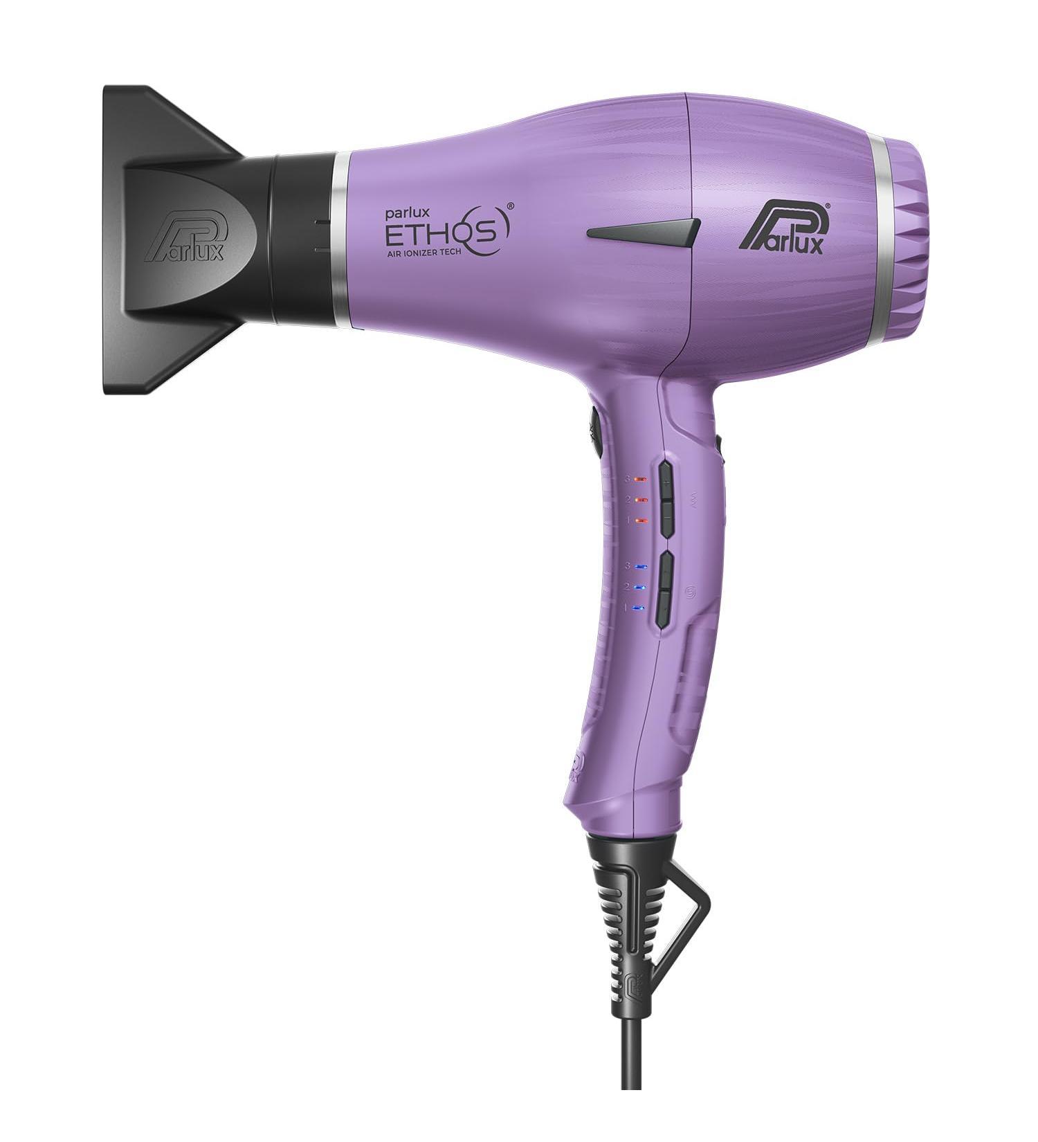 Parlux Ethos Professional digital hairdryer with negative ions Made in Italy color lilac - Buy Online on GoSupps.com