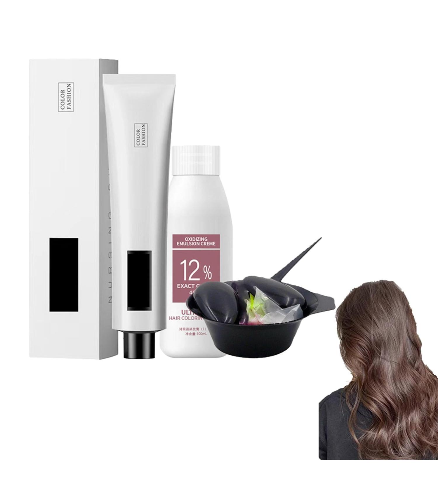 Dyemiss Color Shampoo Dyemiss Hair Coloring Shampoo No Bleaching Hair Nourishing Coloring Hair Dye Dyemiss Hair Dye Diy Fashion Hair Dye for Men and Wome (Color : Coffee color) - Buy Online on GoSupps.com