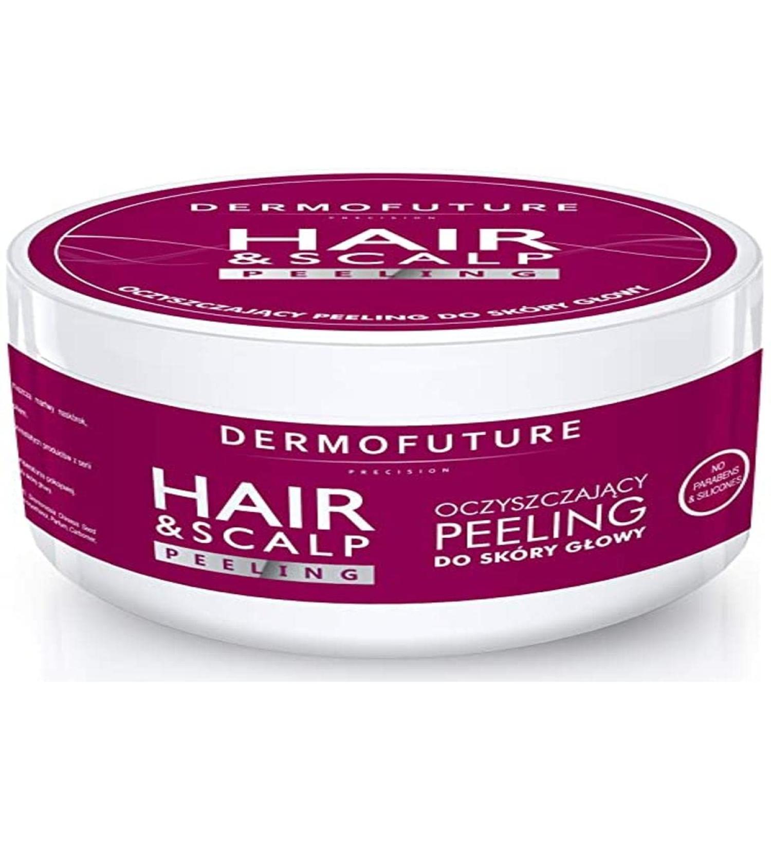 dermofuture Purifying Hair and Scalp Peeling Scrub 300 ml Parabens