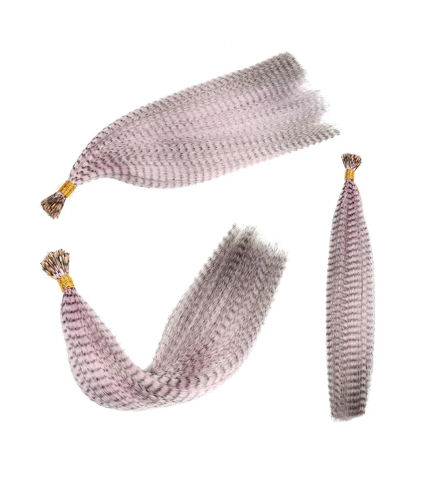 LNNXSZ Feather Hair Extension Kit Fake Hair Colored Strands of Hair Extension False Rainbow Overhead Fake Coloring feather for Hair (Color : 12) - Buy Online on GoSupps.com