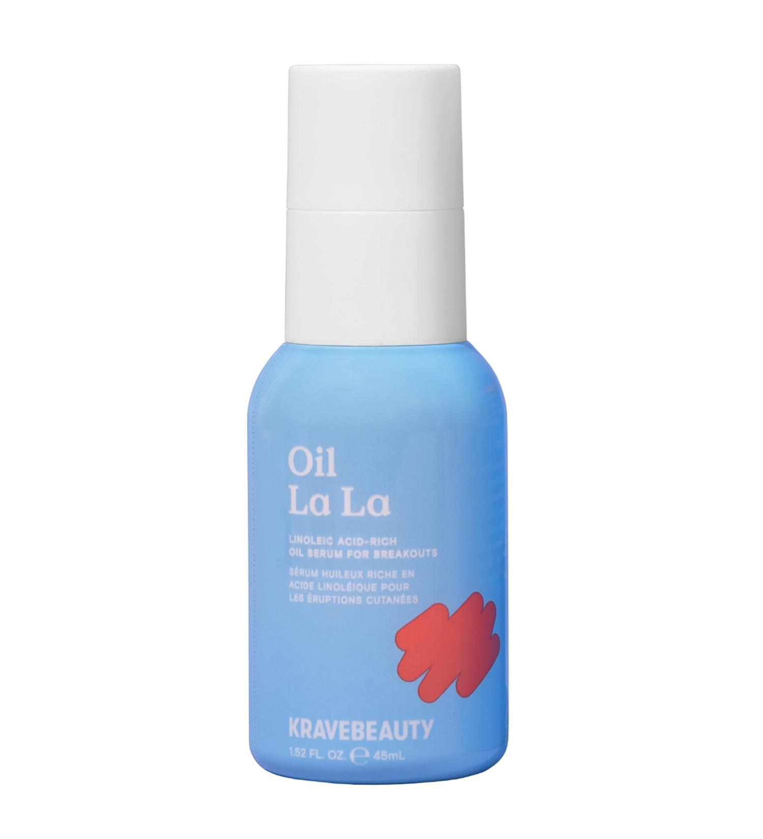 KraveBeauty Oil La La Serum K-Beauty Linoleic Acid-Rich Oil Non-Comedogenic Helps Breakouts Clogged Pores & Dark Spots Vegan & Cruelty-Free 1.52 fl oz 1.52 Ounce (Pack of 1) - Buy Online on GoSupps.com