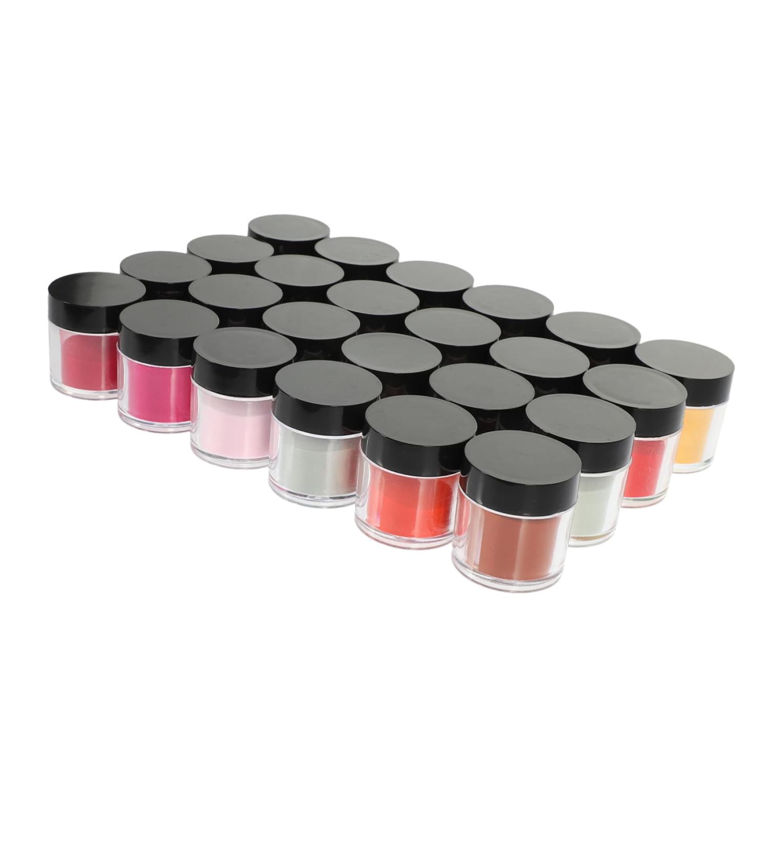 Healeved 96 Boxes Nail Crystal Powder Neon Acrylic Nail Carving Powder Pigment Powder for Nails Dip Powder Pp - Buy Online on GoSupps.com