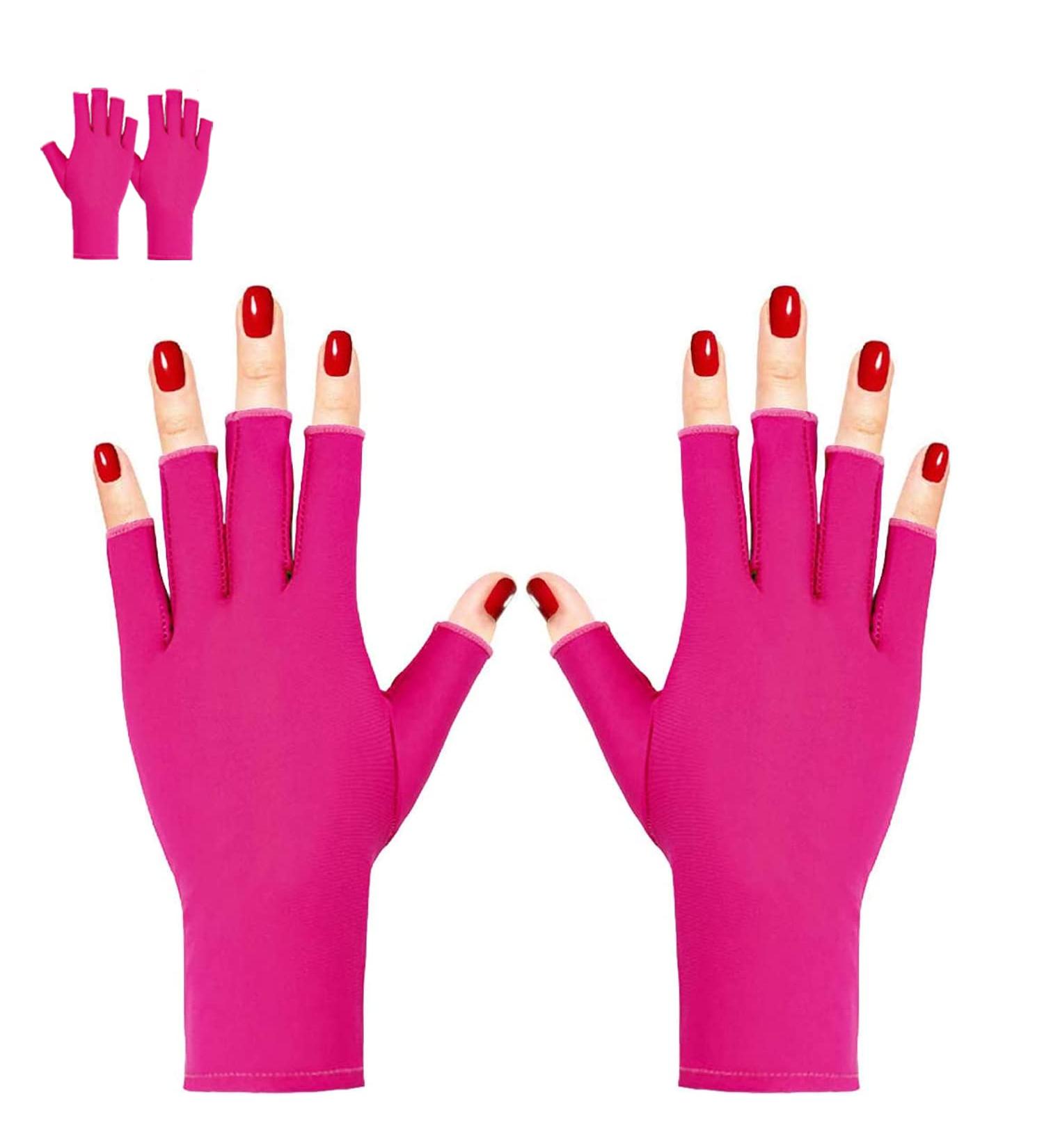 UV Shield Glove Light Protection Gloves for Gel Nail Lamp Protect Hands from UV Light Lamp Dryer. - Buy Online on GoSupps.com