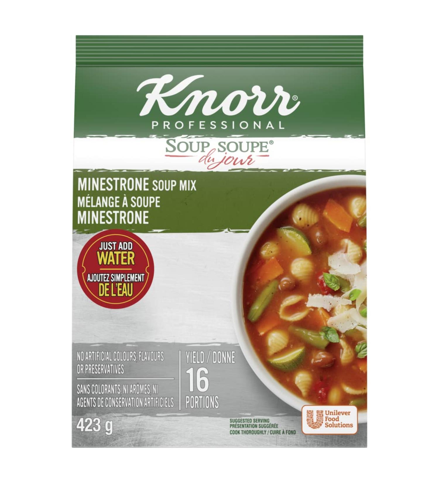 Knorr Professional Minestrone Soup Mix Minestrone 423 g (Pack of 1) - Buy Online on GoSupps.com