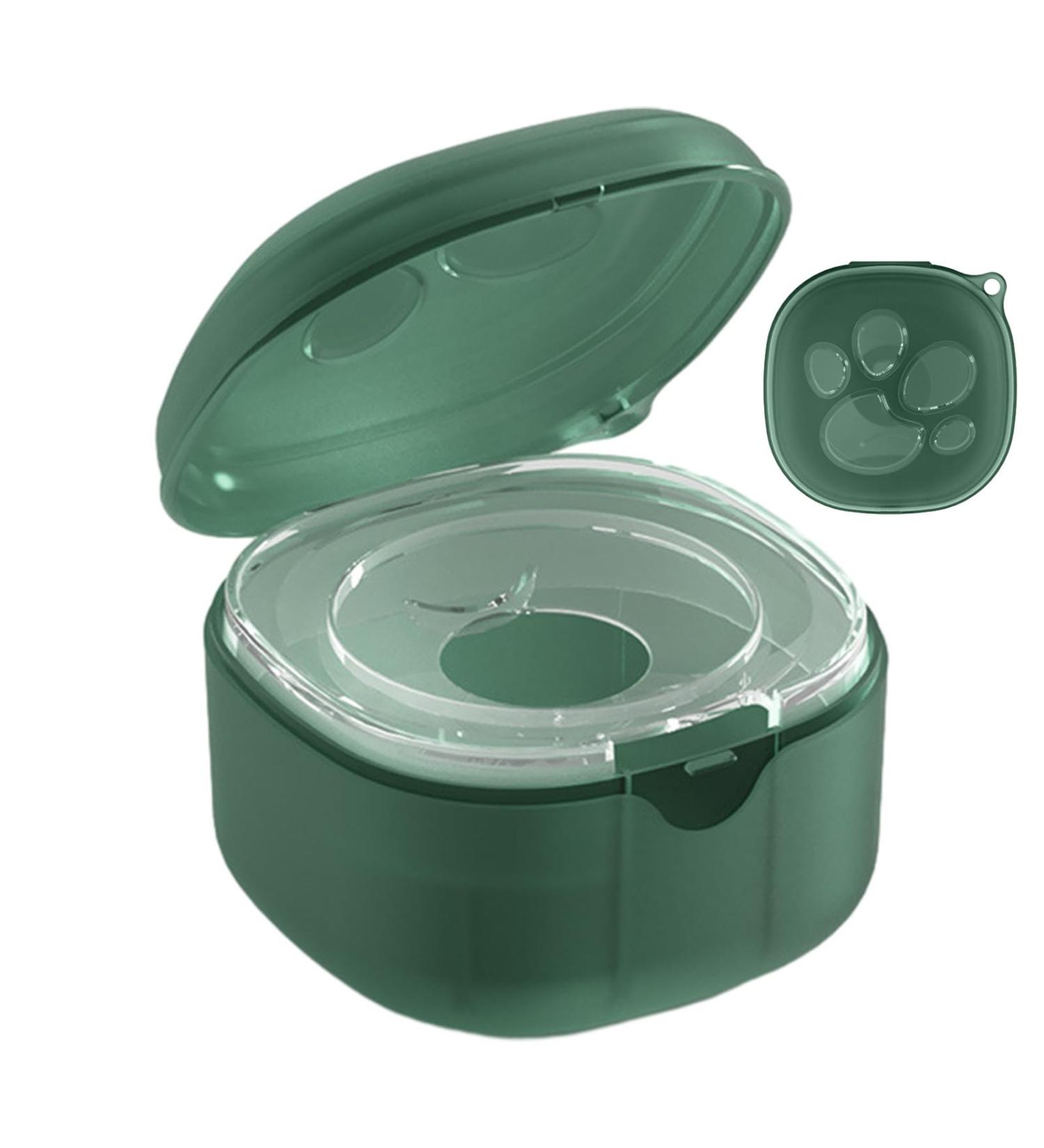 Stylish Ghirting Pacifier Container | Universal Portable Pacifier Clips Box & Accessories Storage - Green - Buy Online on GoSupps.com