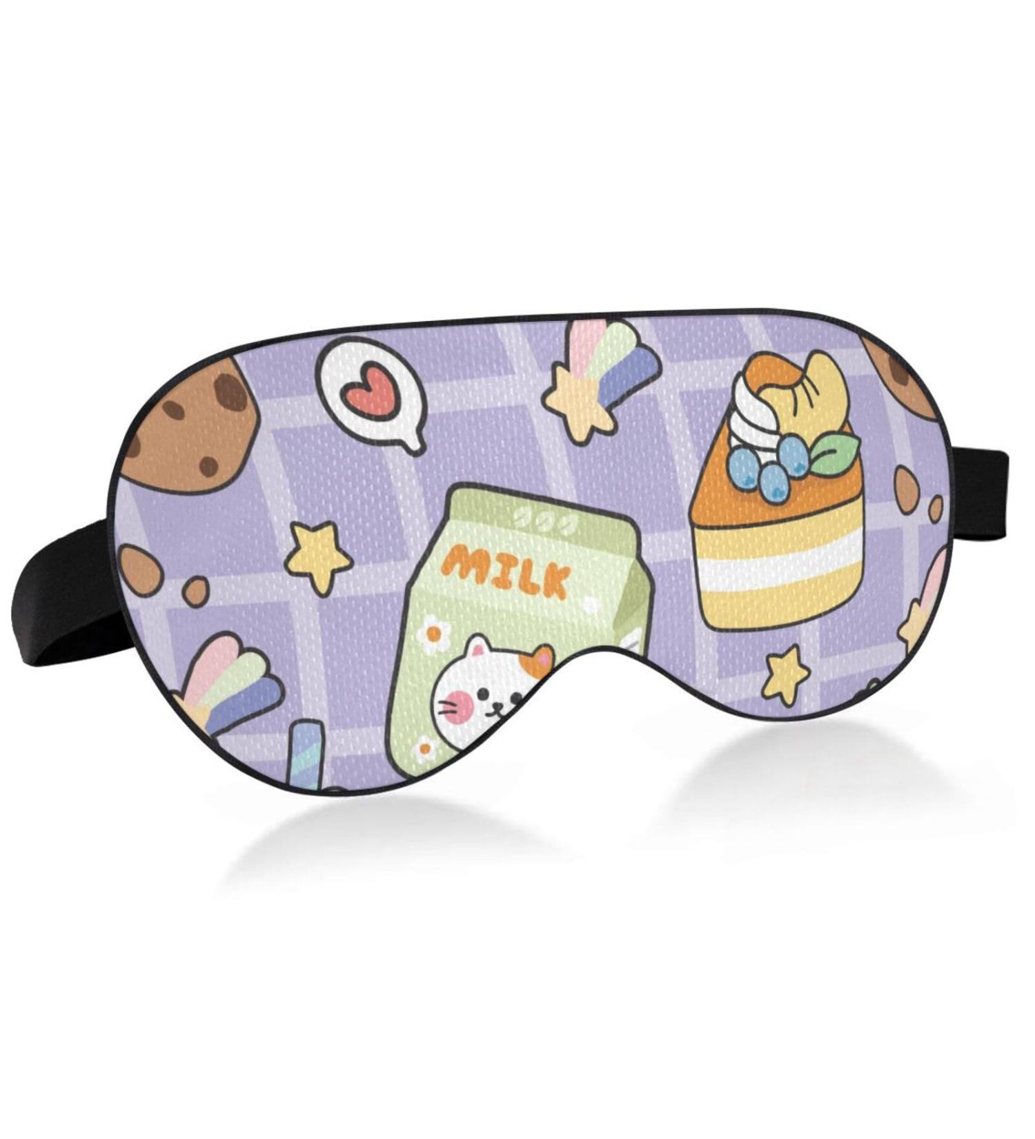Haskirky Light Blocking Eye Mask - Breathable & Adjustable for Adults | Perfect for Travel, Yoga, Meditation, Office Sleep - Comfortable & Cute Design - Buy Online on GoSupps.com