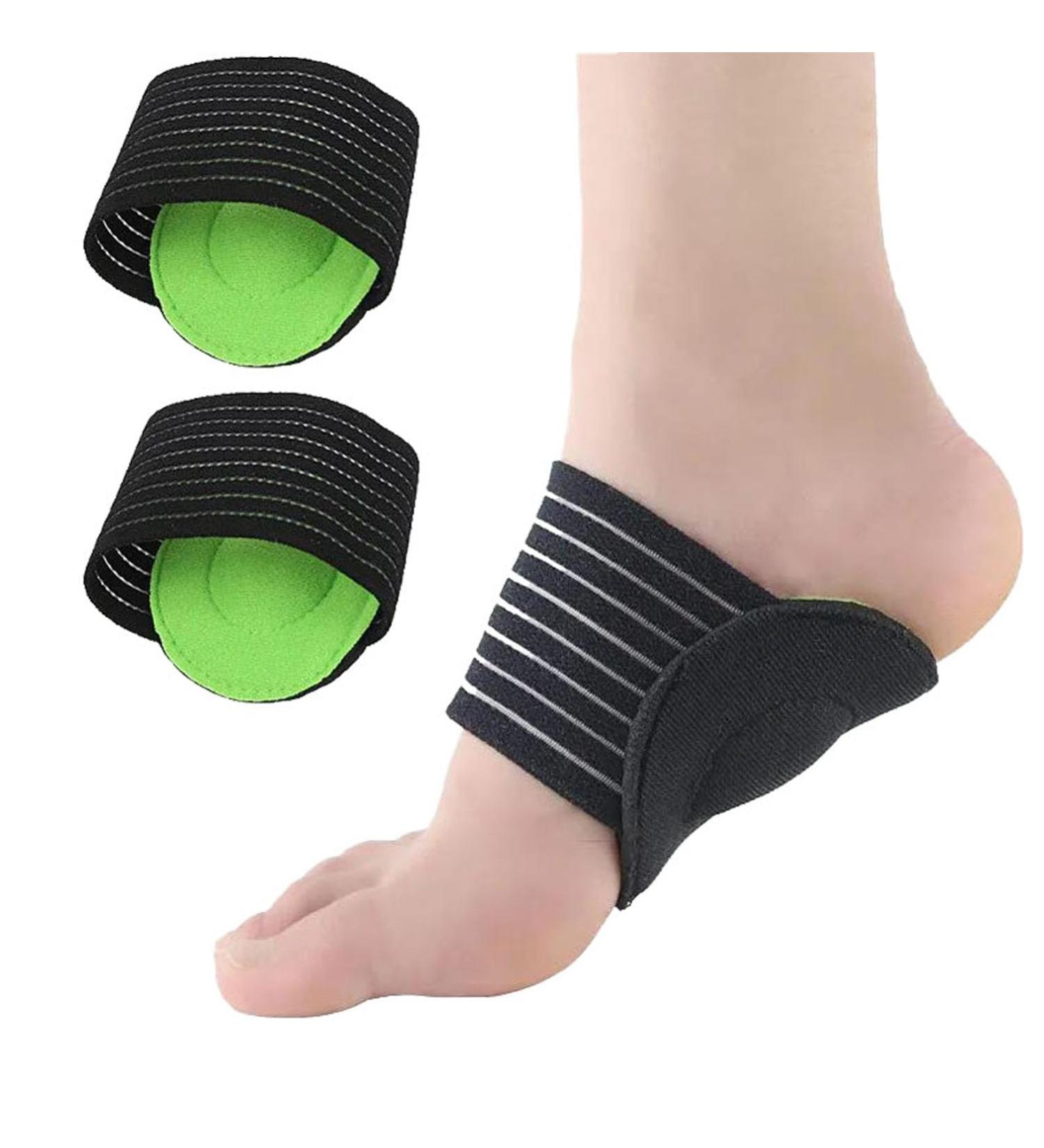 CCAIPU Arch Support Pads Thick Cushioned Compression Foot Arch Support with Arch Comfort Pad for Flat Feet Heel Spurs Pain Relief Fallen Arches for Women & Men - Buy Online on GoSupps.com