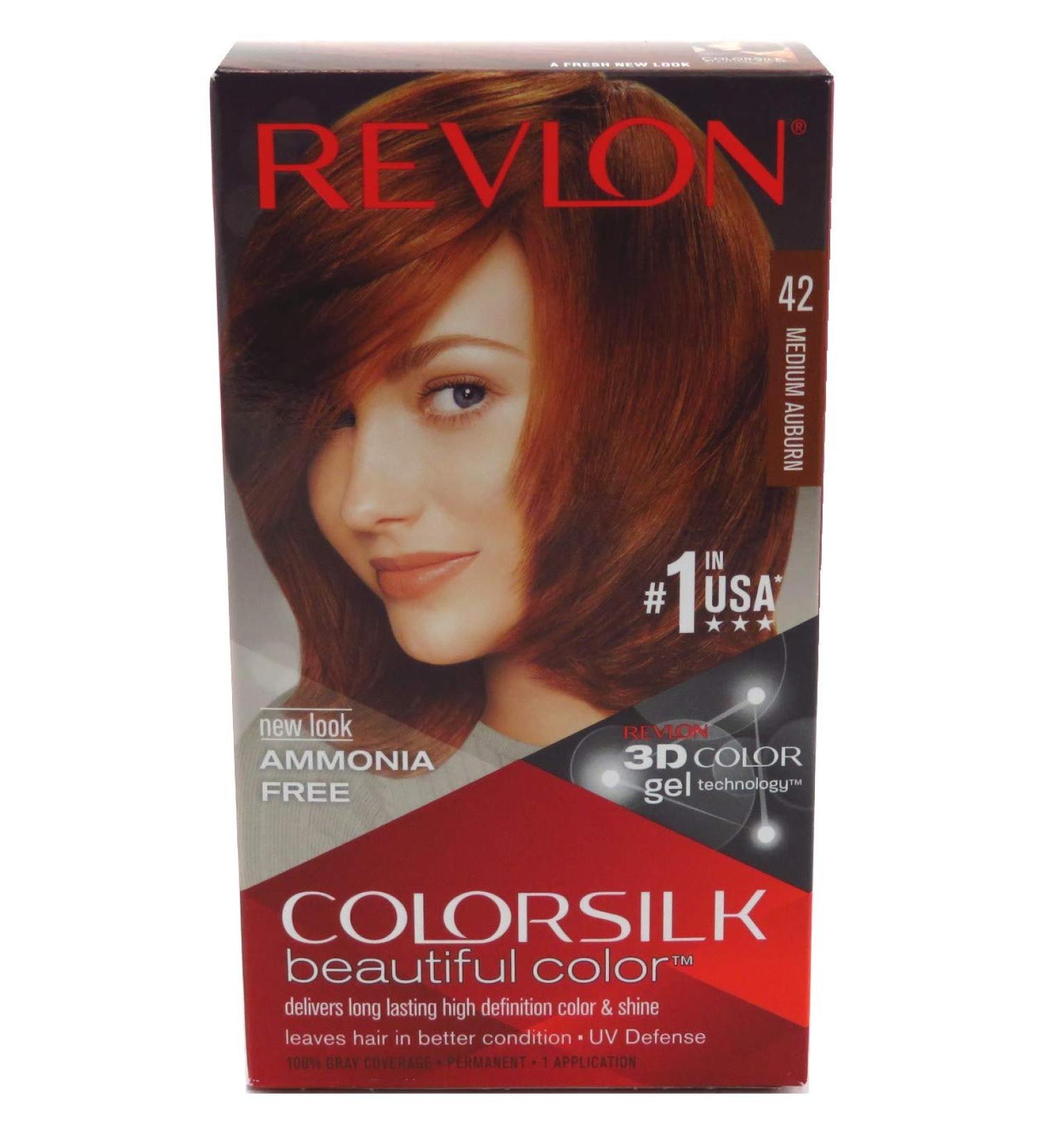 Colorsilk Permanent Hair Color - Medium Auburn (42/4R) | Long-Lasting Vibrant Color - Shop Now for International Shipping - Buy Online on GoSupps.com
